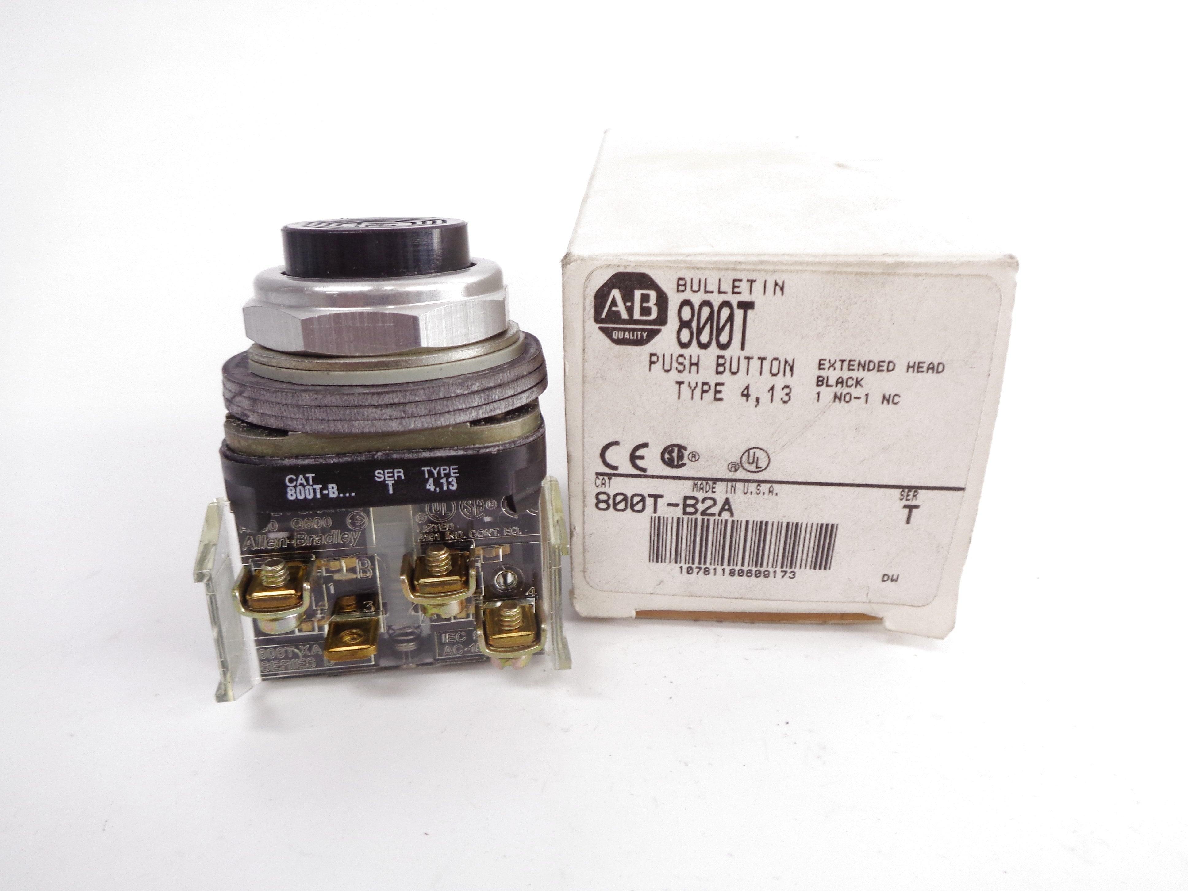 ALLEN BRADLEY 800T-B2A SER. T (WH) NSMP