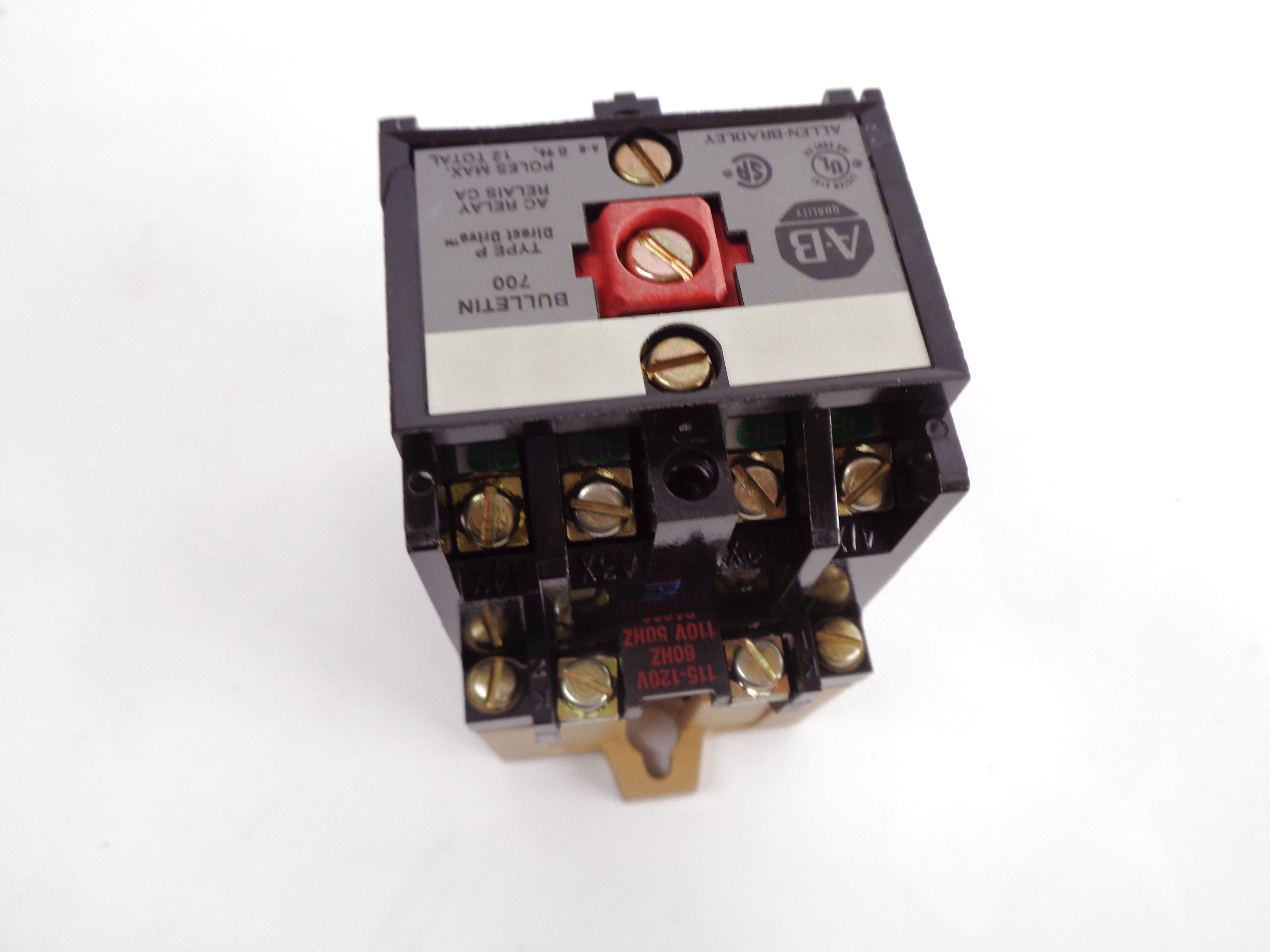 ALLEN BRADLEY 700-P400A1 SER. B 110/115-120V 10A (BK/YL) NSMP