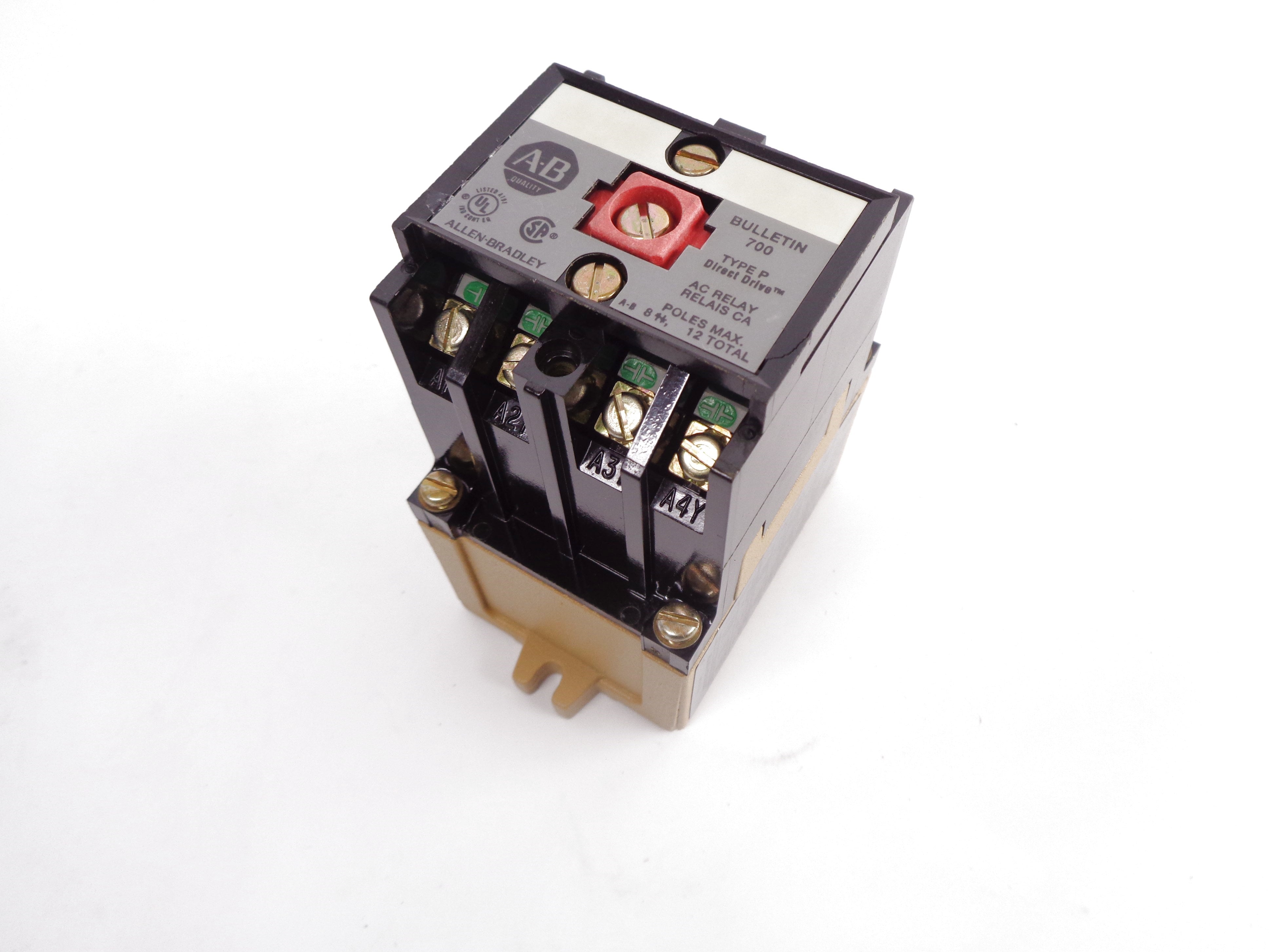ALLEN BRADLEY 700-P400A1 SER. B 110/115-120V 10A (BK/YL) NSMP