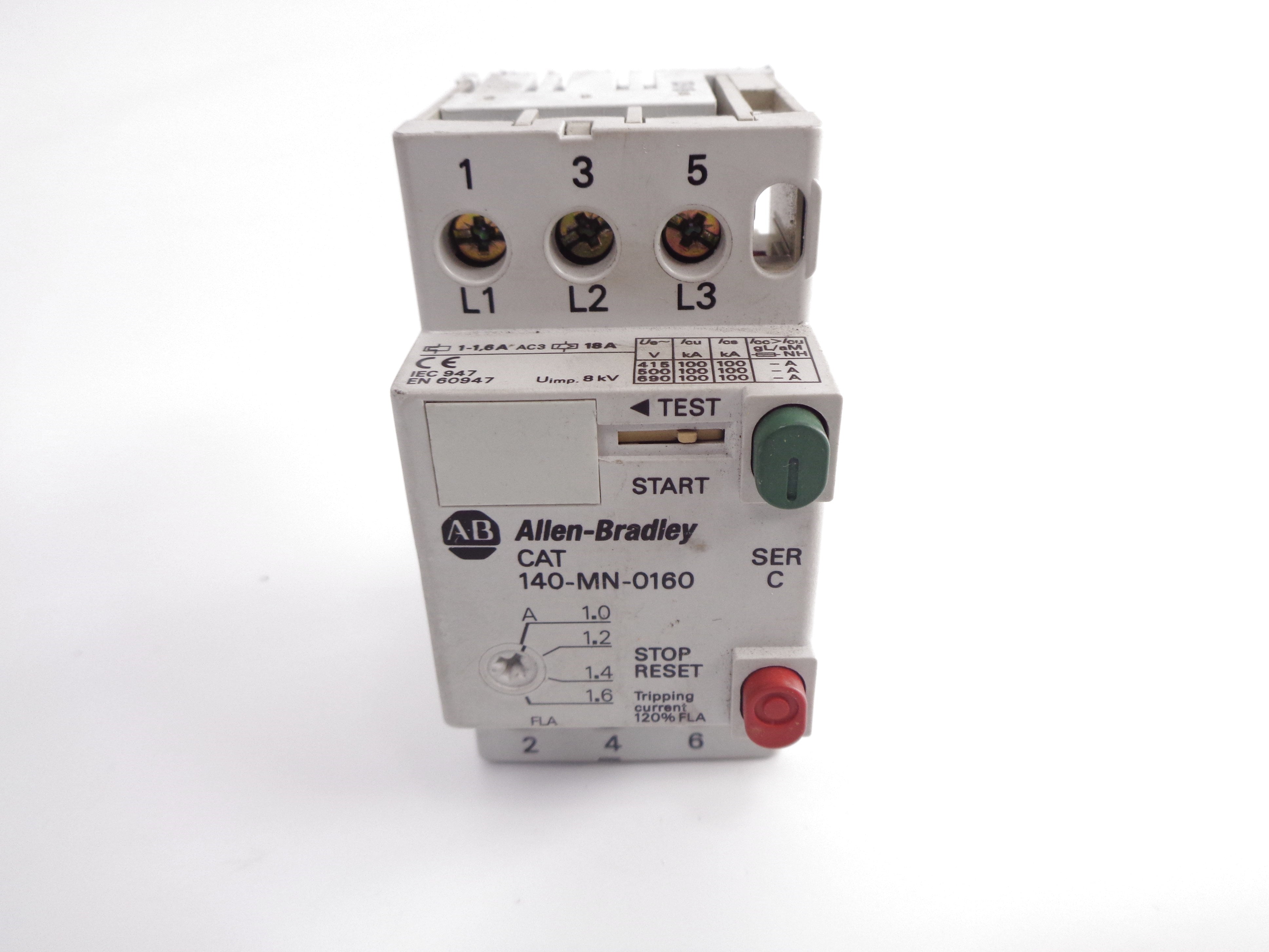 ALLEN BRADLEY 140-MN-0160 SER. C NSNP