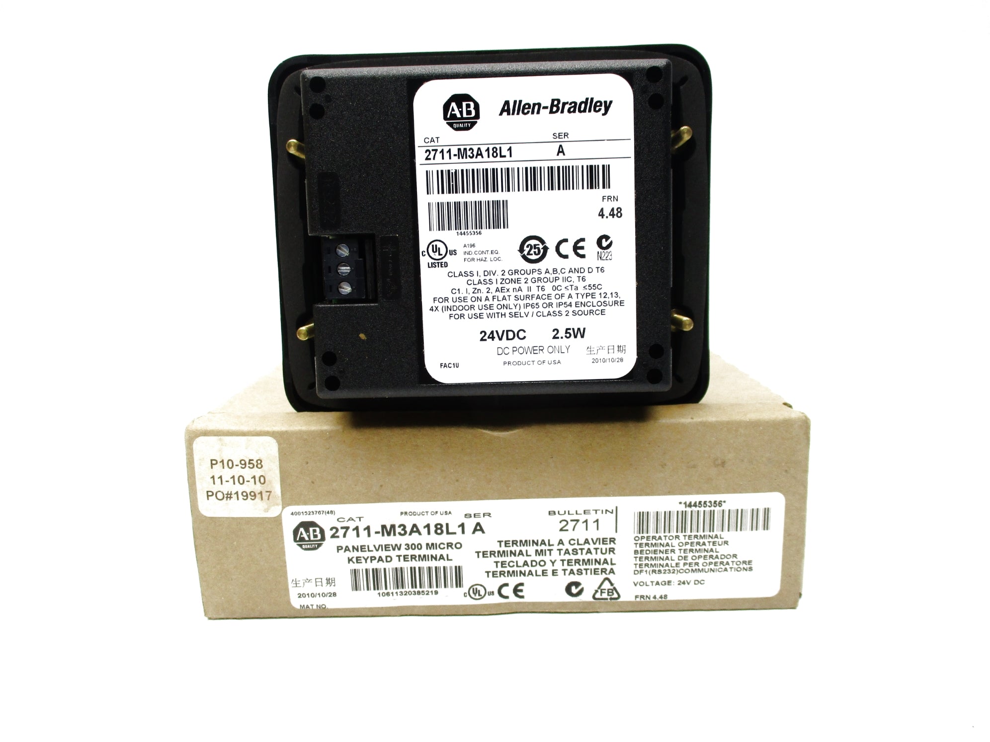 INDUSTRIAL SPARE PART 2711-M3A18L1 SER. A NSMP