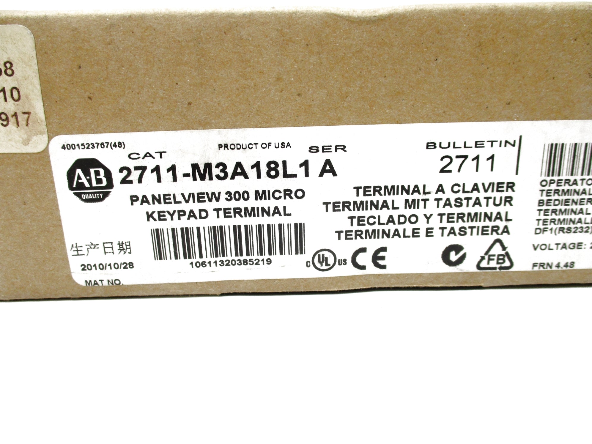 INDUSTRIAL SPARE PART 2711-M3A18L1 SER. A NSMP