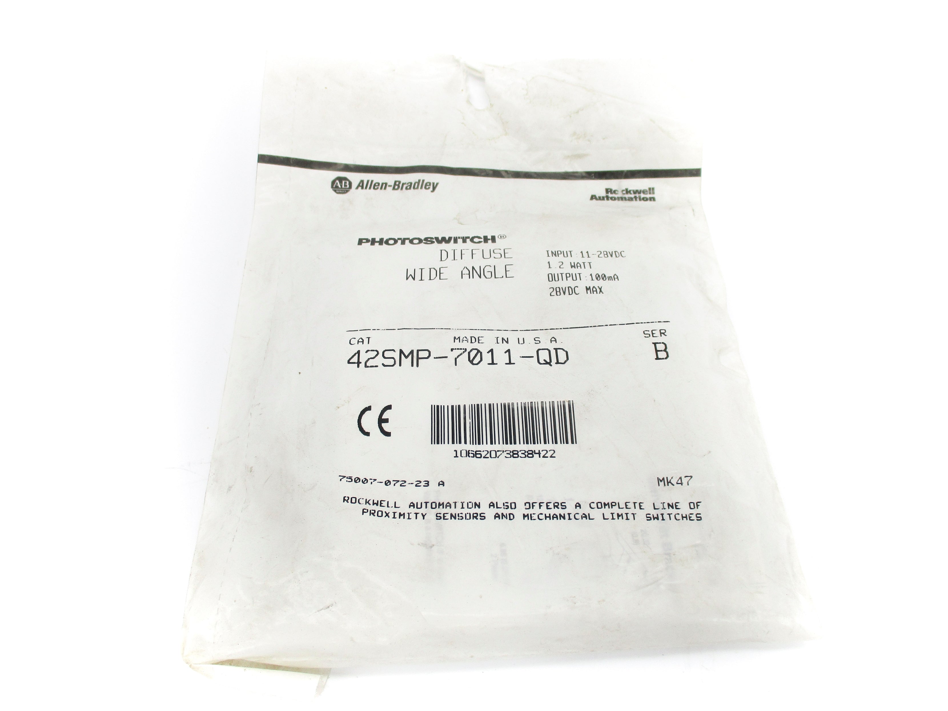 ALLEN BRADLEY 42SMP-7011-QD SER. B NSMP