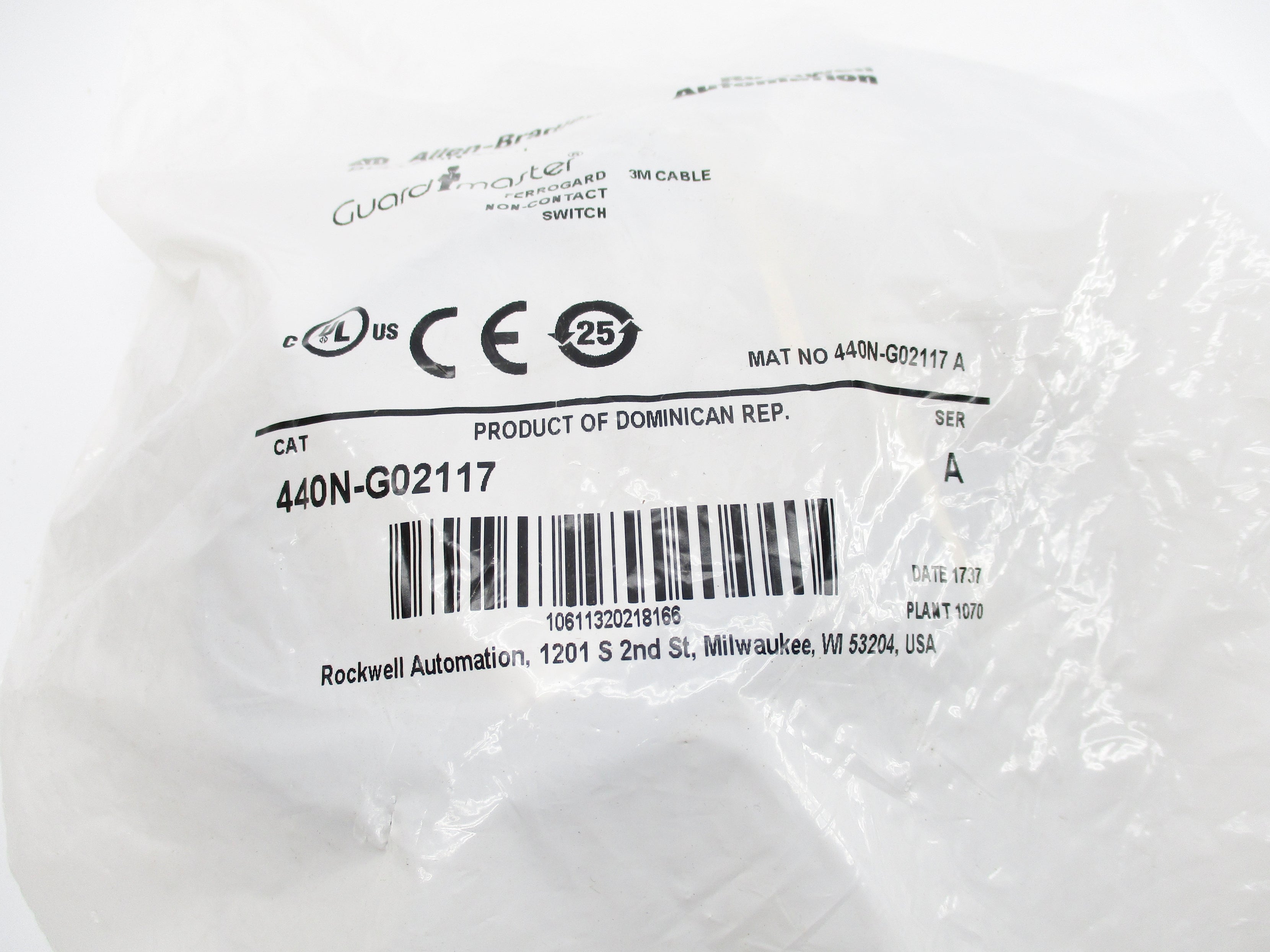 ALLEN BRADLEY 440N-G02117 SER. A NSMP