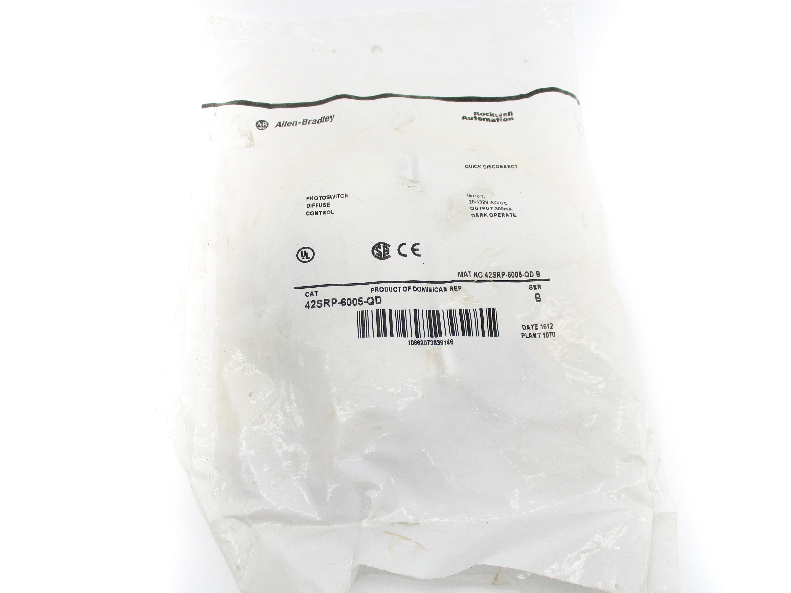 ALLEN BRADLEY 42SRP-6005-QD SER. B NSMP