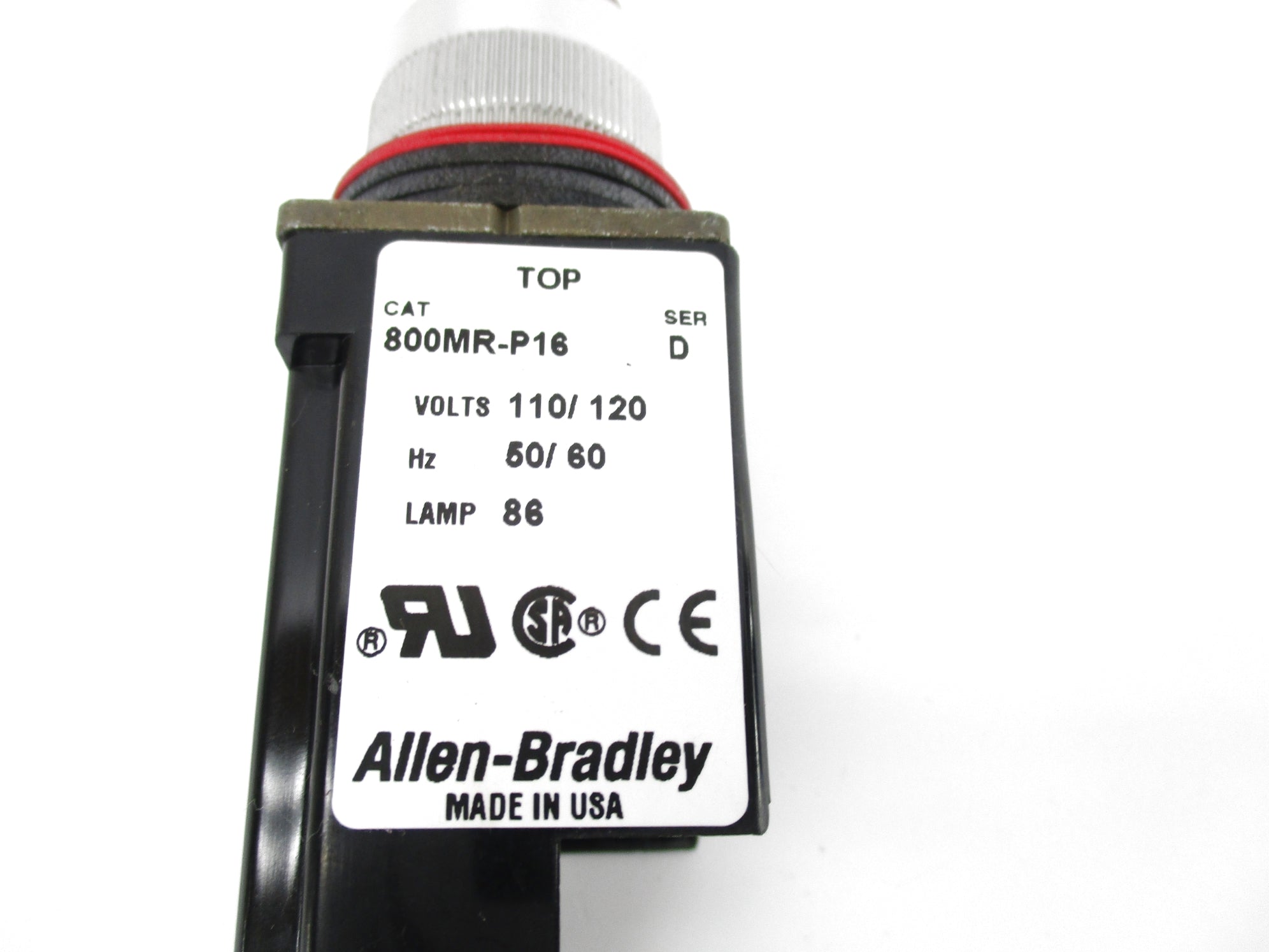 ALLEN BRADLEY 800MR-P16 SER. D UNMP