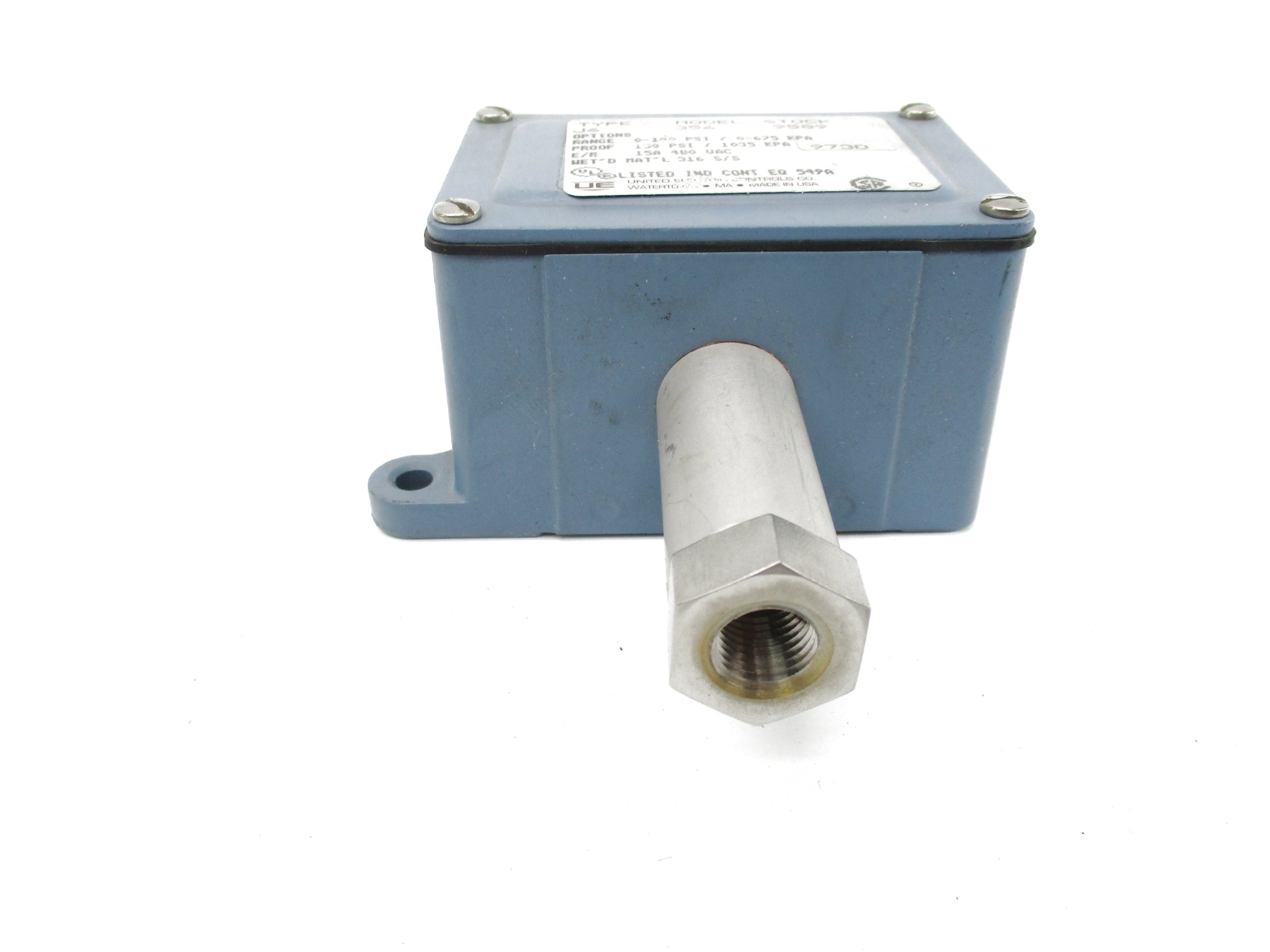 UNITED ELECTRIC J6-356-9589 0-100PSI NSNP