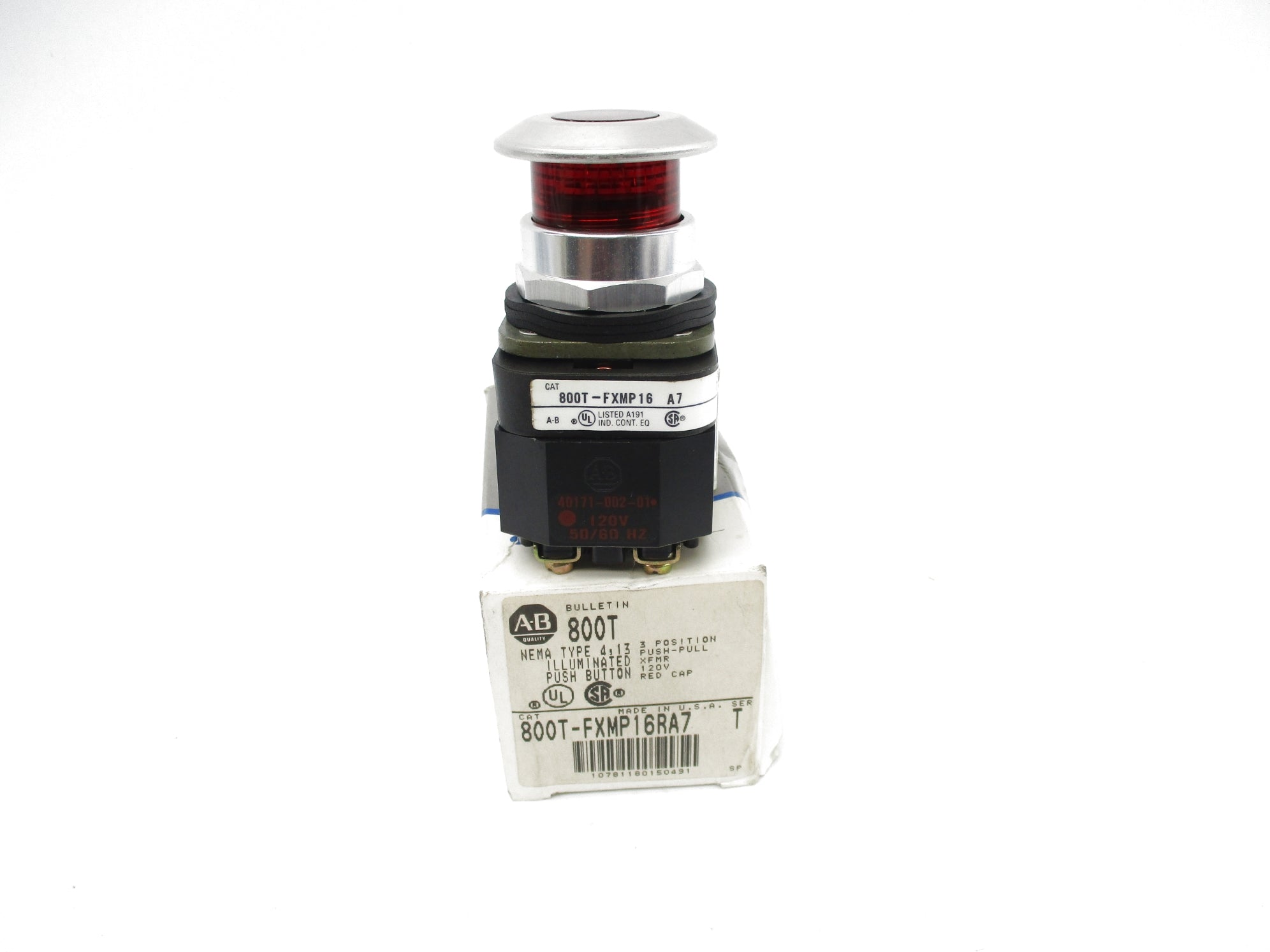 ALLEN BRADLEY 800T-FXMP16RA7 SER. T (GY/BL) NSMP