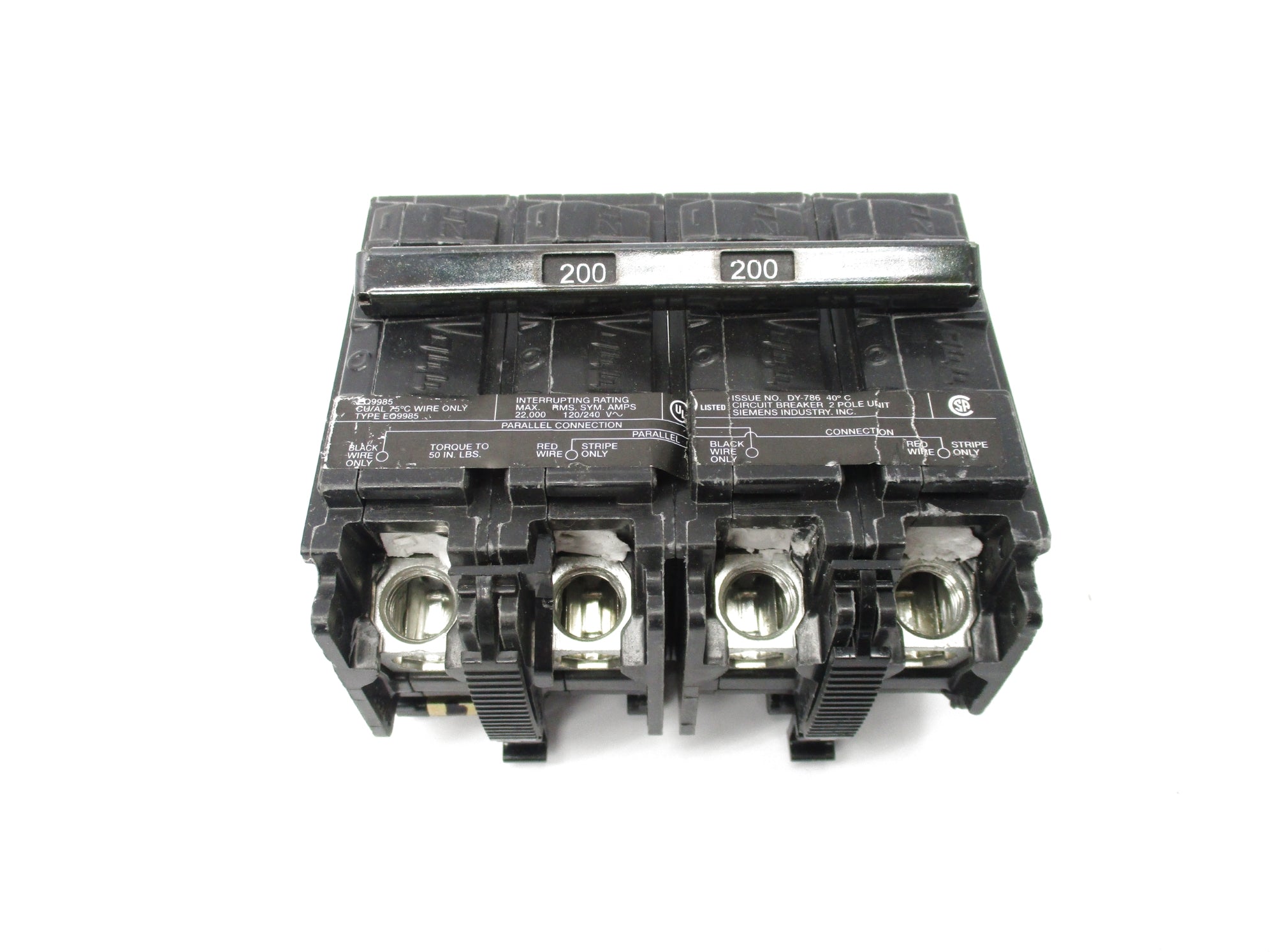 SIEMENS EQ9985 200A 120/240V (AS PICTURED) UNMP
