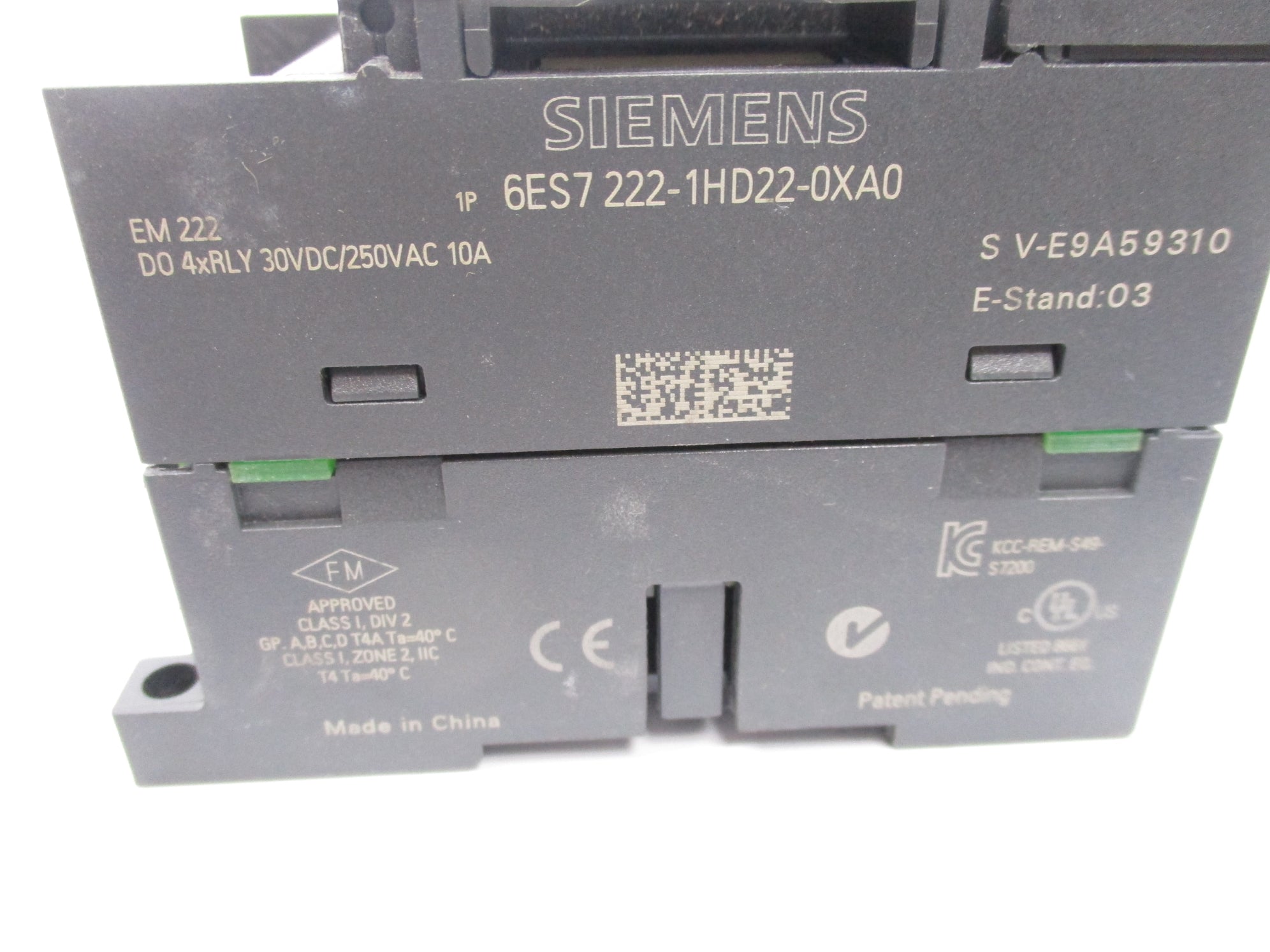SIEMENS 6ES7222-1HD22-0XA0 30VDC/250VAC 10A NSNP