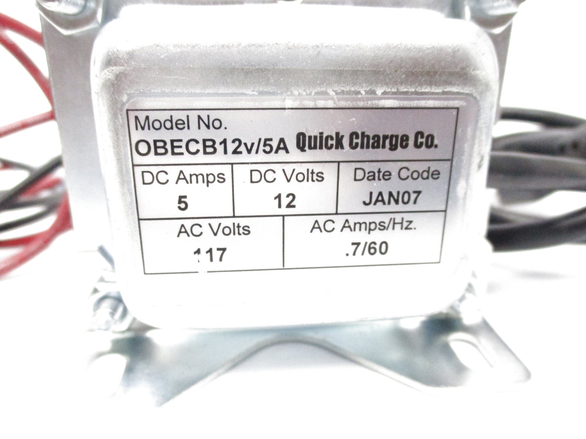 QUICK CHANGE CO. 0BECB12V/5A NSNP