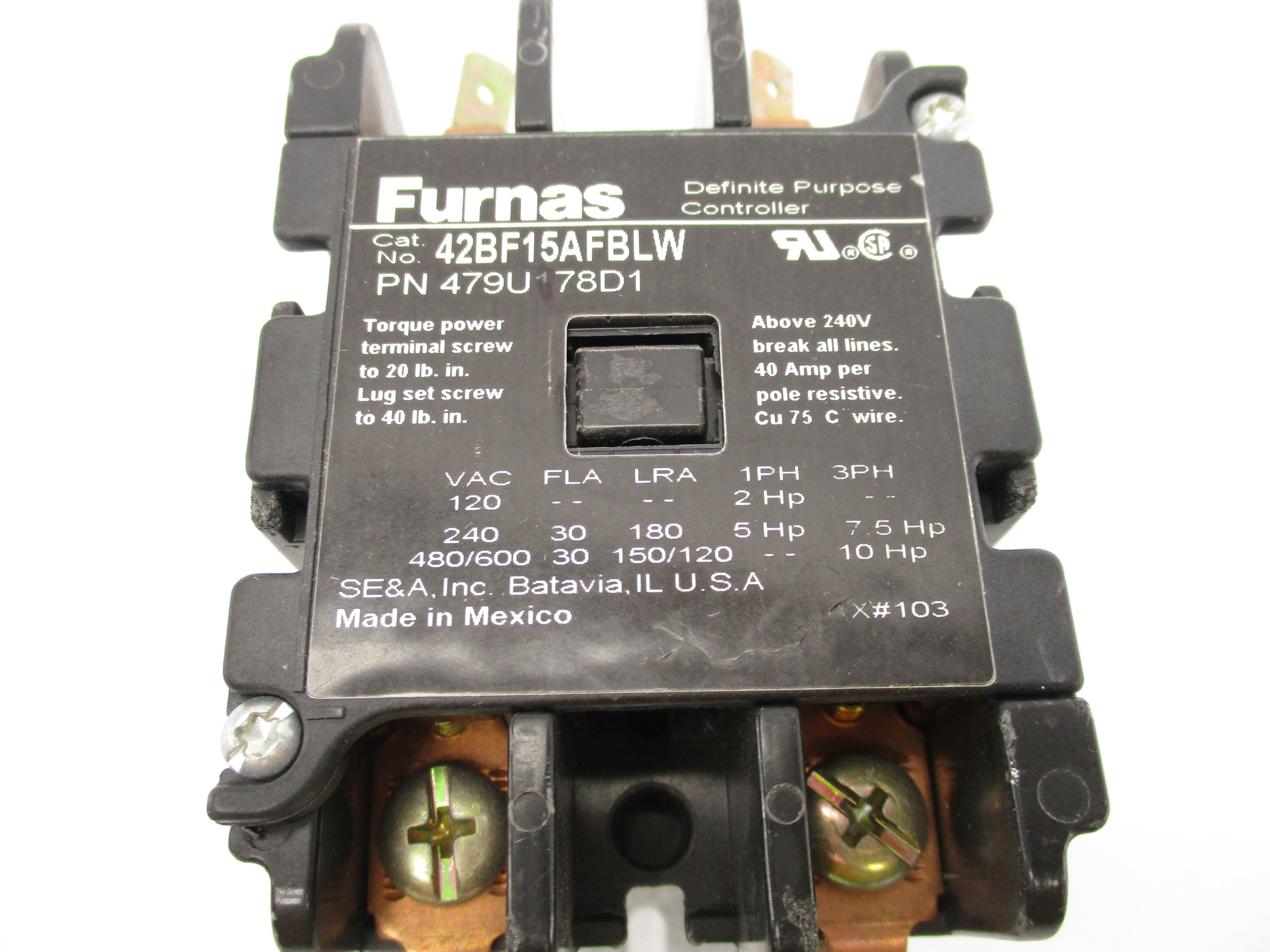 FURNAS 42BF15AFBLW 480/600V NSNP