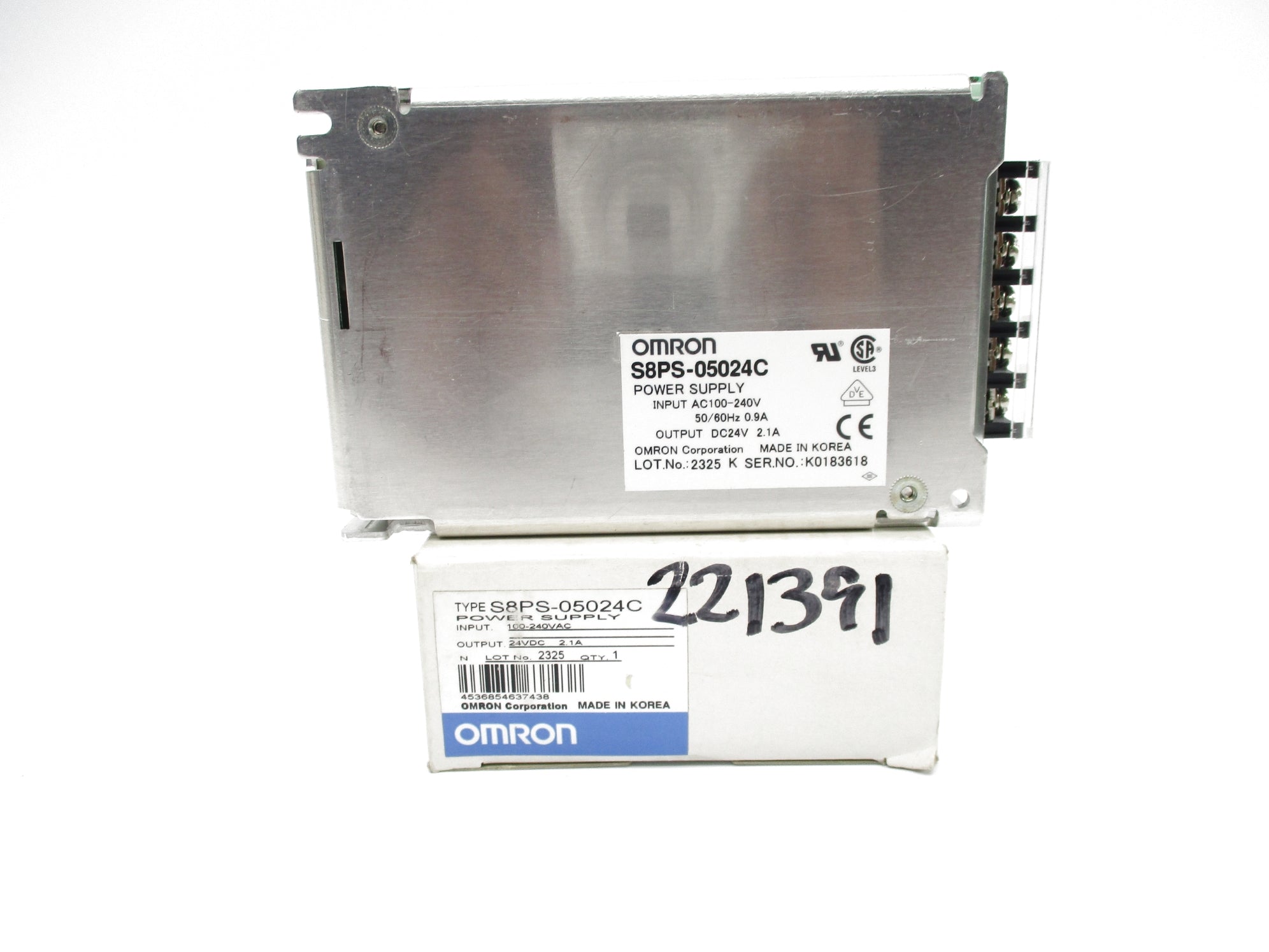 OMRON S8PS-05024C 100-240VAC 0.9A NSMP