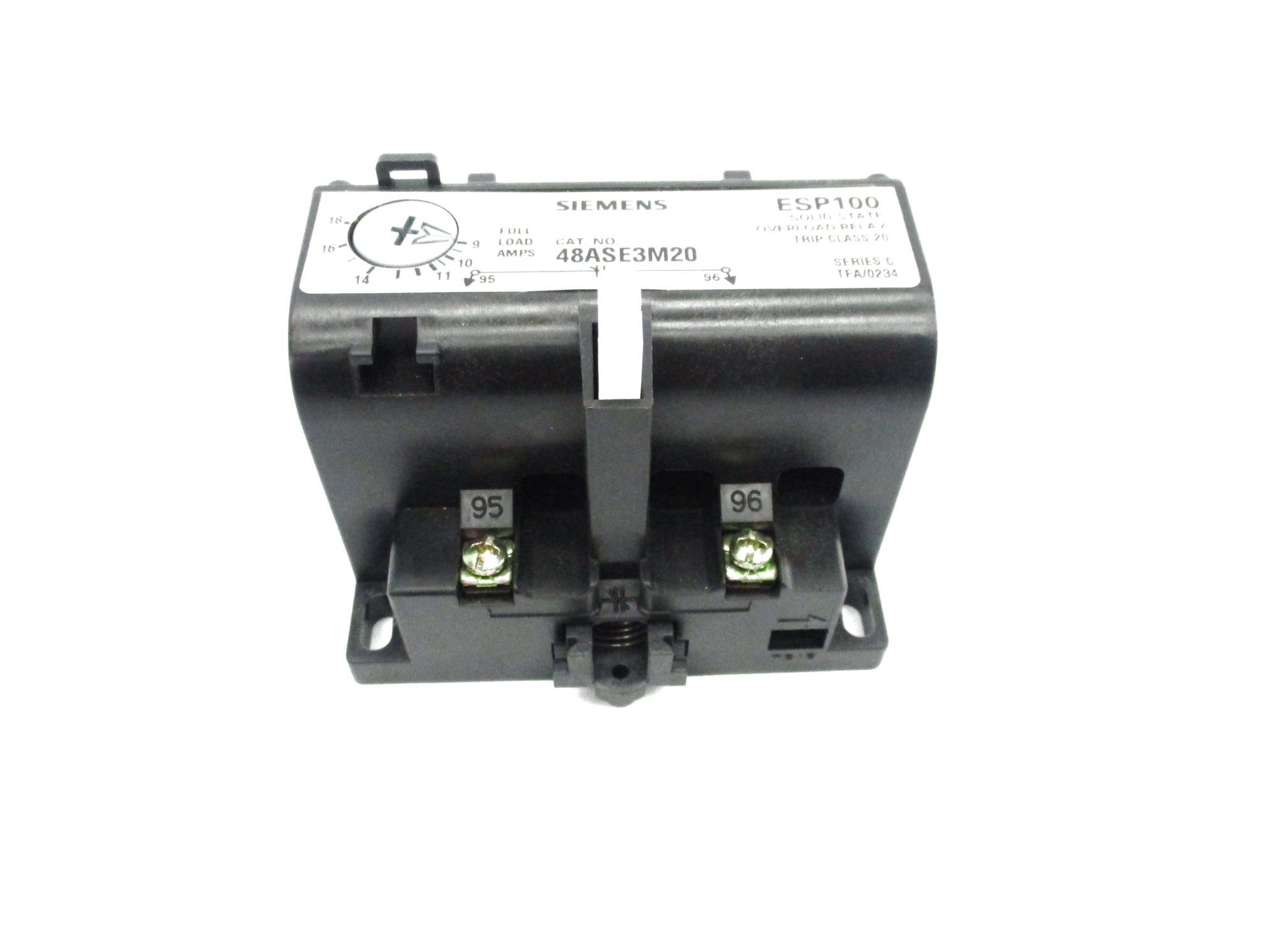 SIEMENS 48ASE3M20 SER. C 9-18A 600VAC NSNP