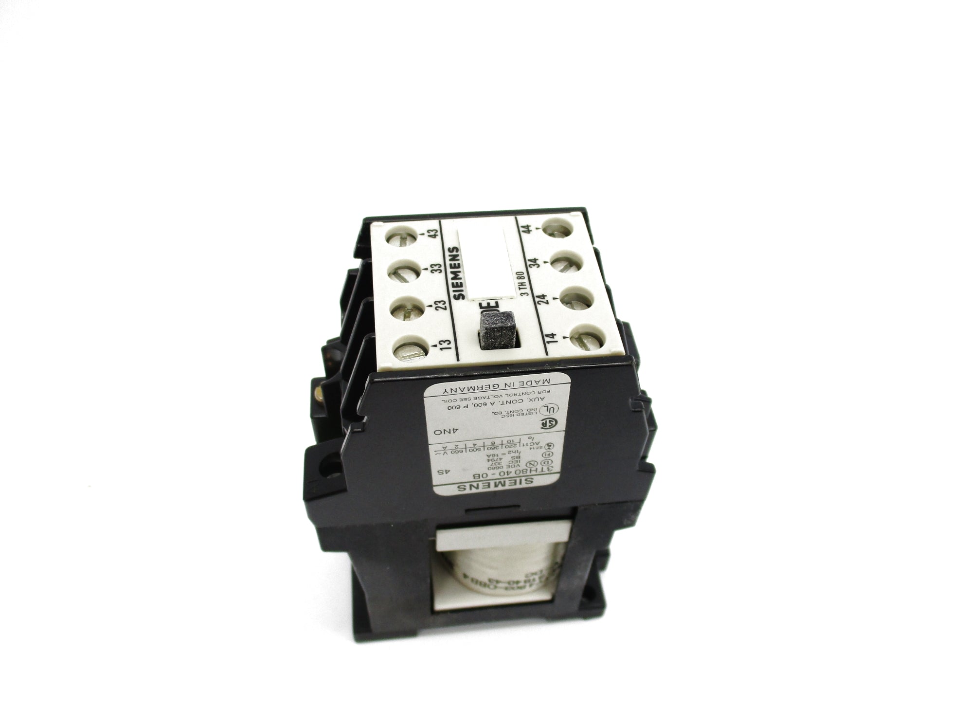 SIEMENS 3TH8040-0B 24V 16A NSNP