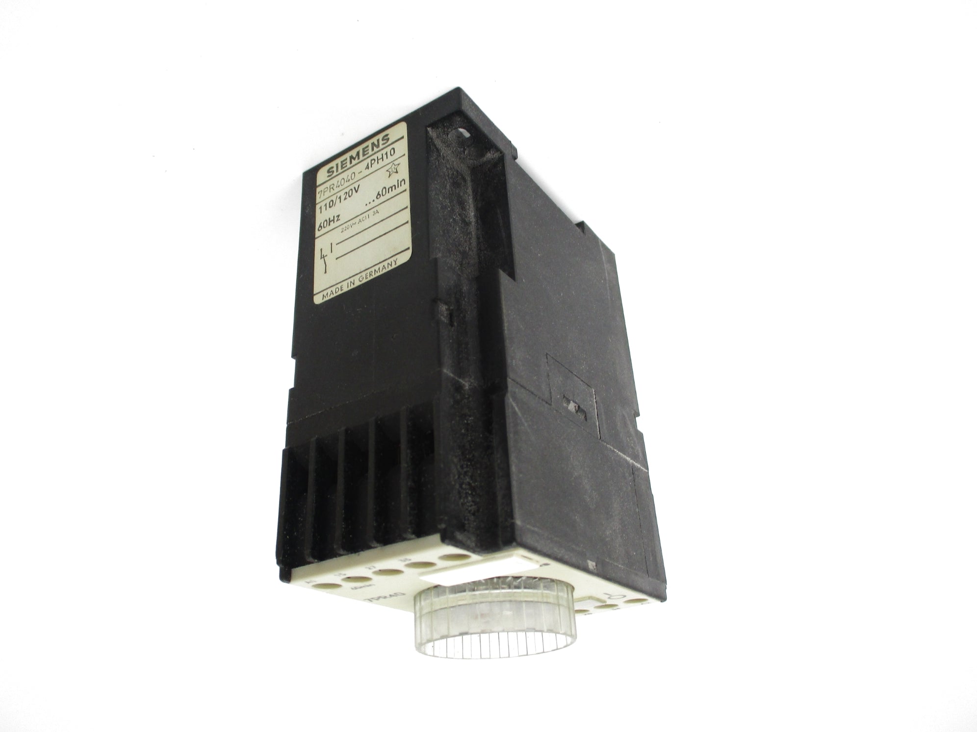 SIEMENS 7PR4040-4PH10 3A 120V 0-6MINS NSMP