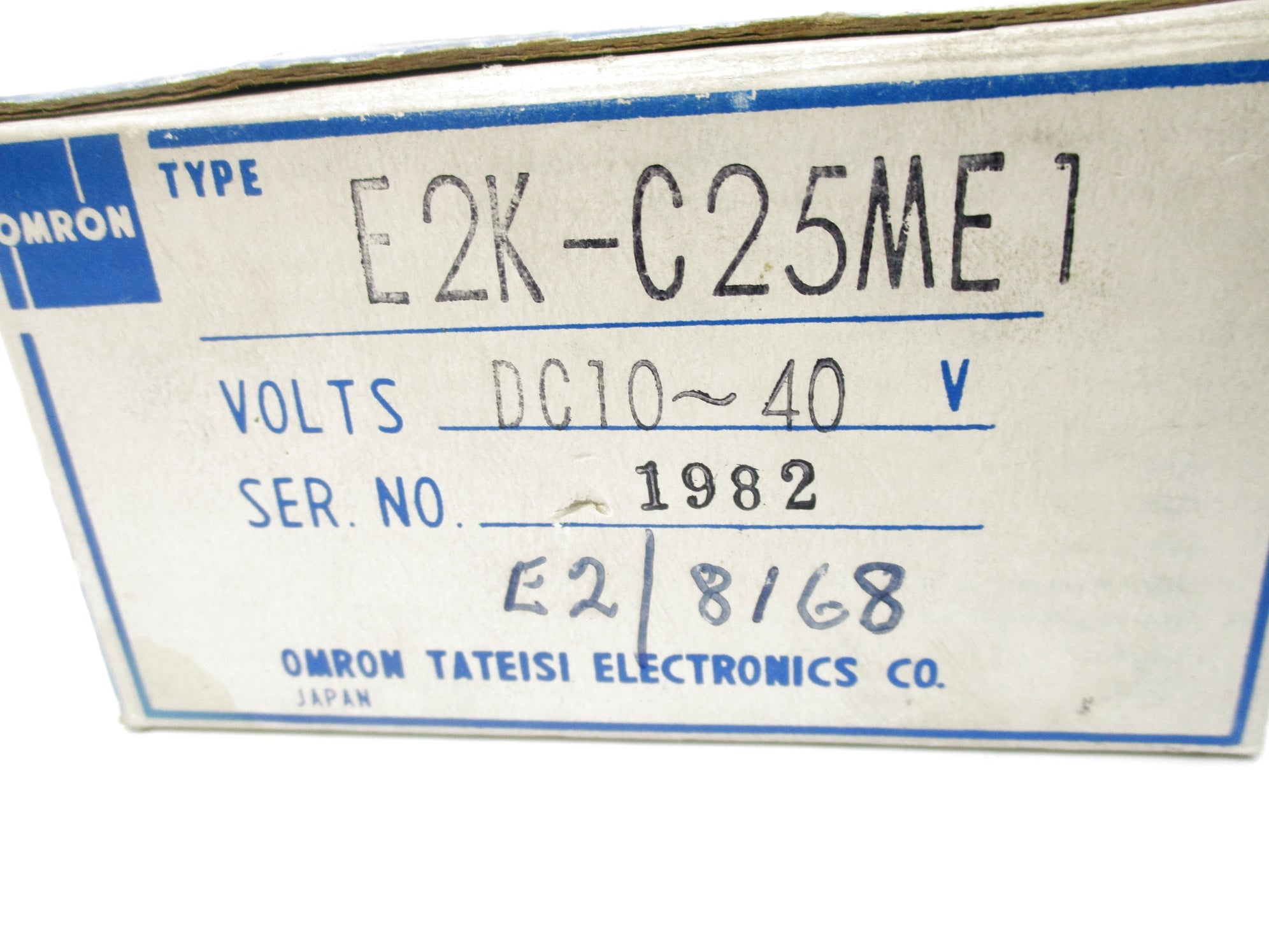 OMRON E2K-C25ME1 (AS PICTURED) NSMP