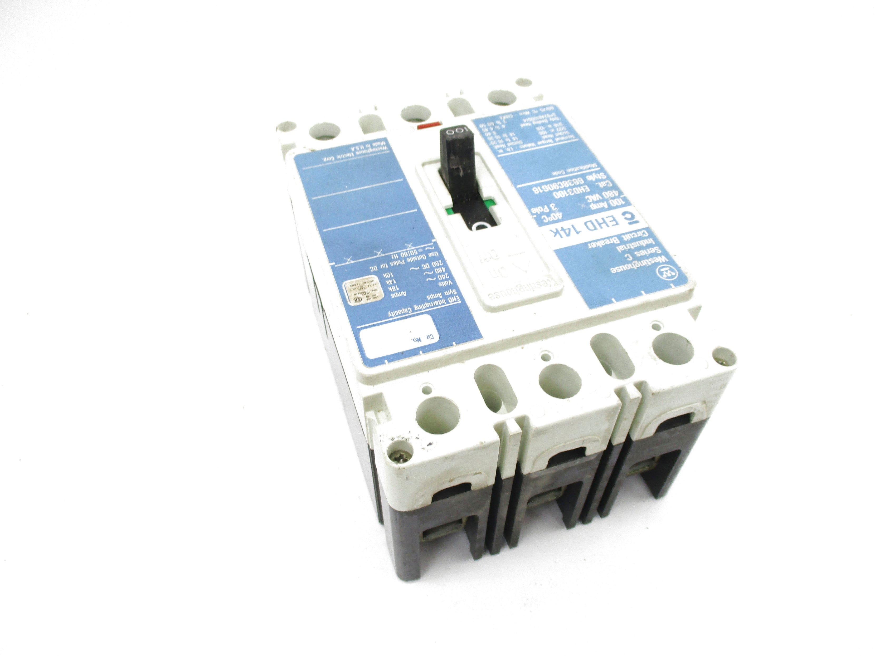 WESTINGHOUSE EHD3100 480V 100A NSNP