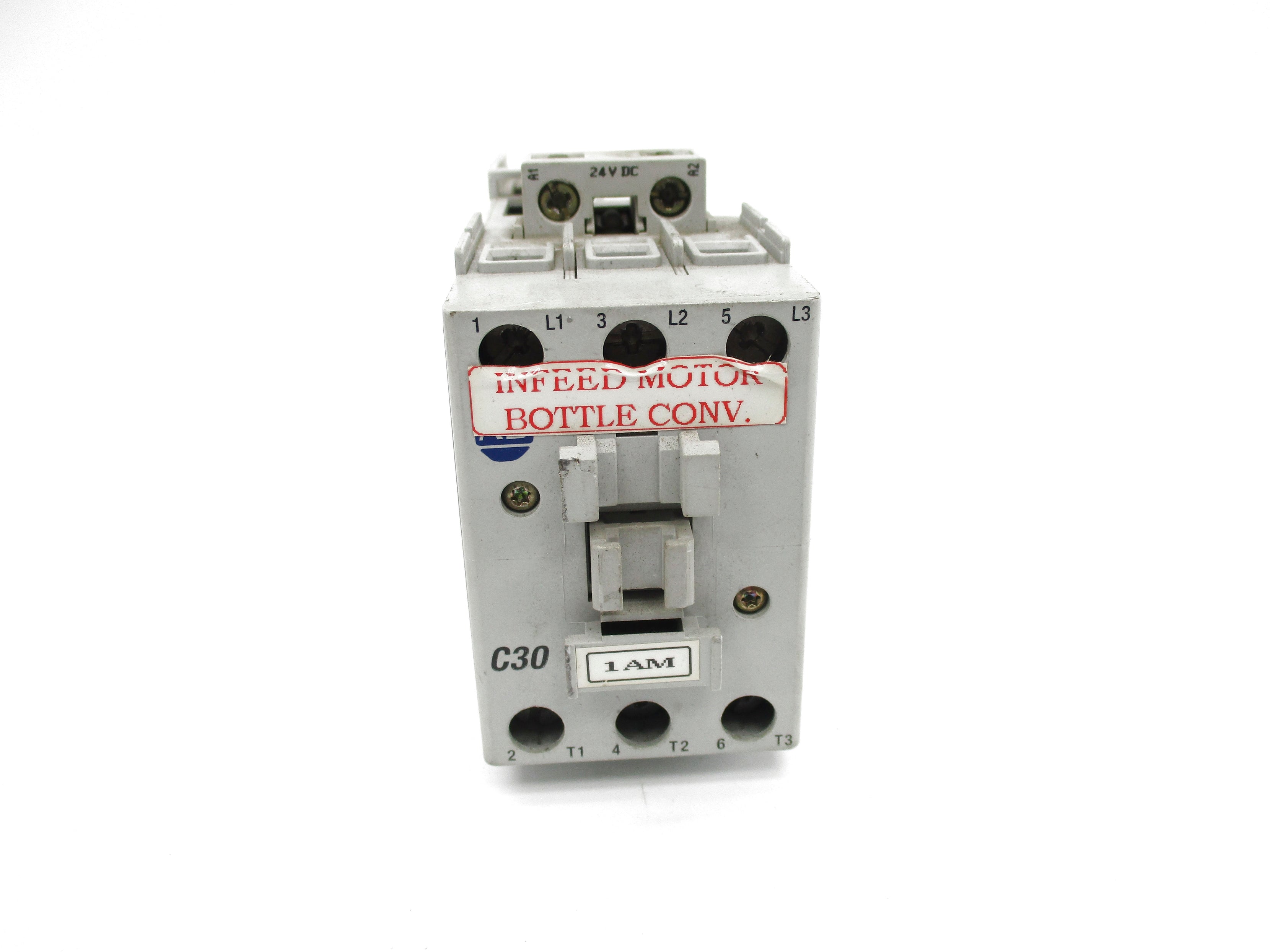 ALLEN BRADLEY 100-C30ZA00 SER. B 24V 45A NSNP
