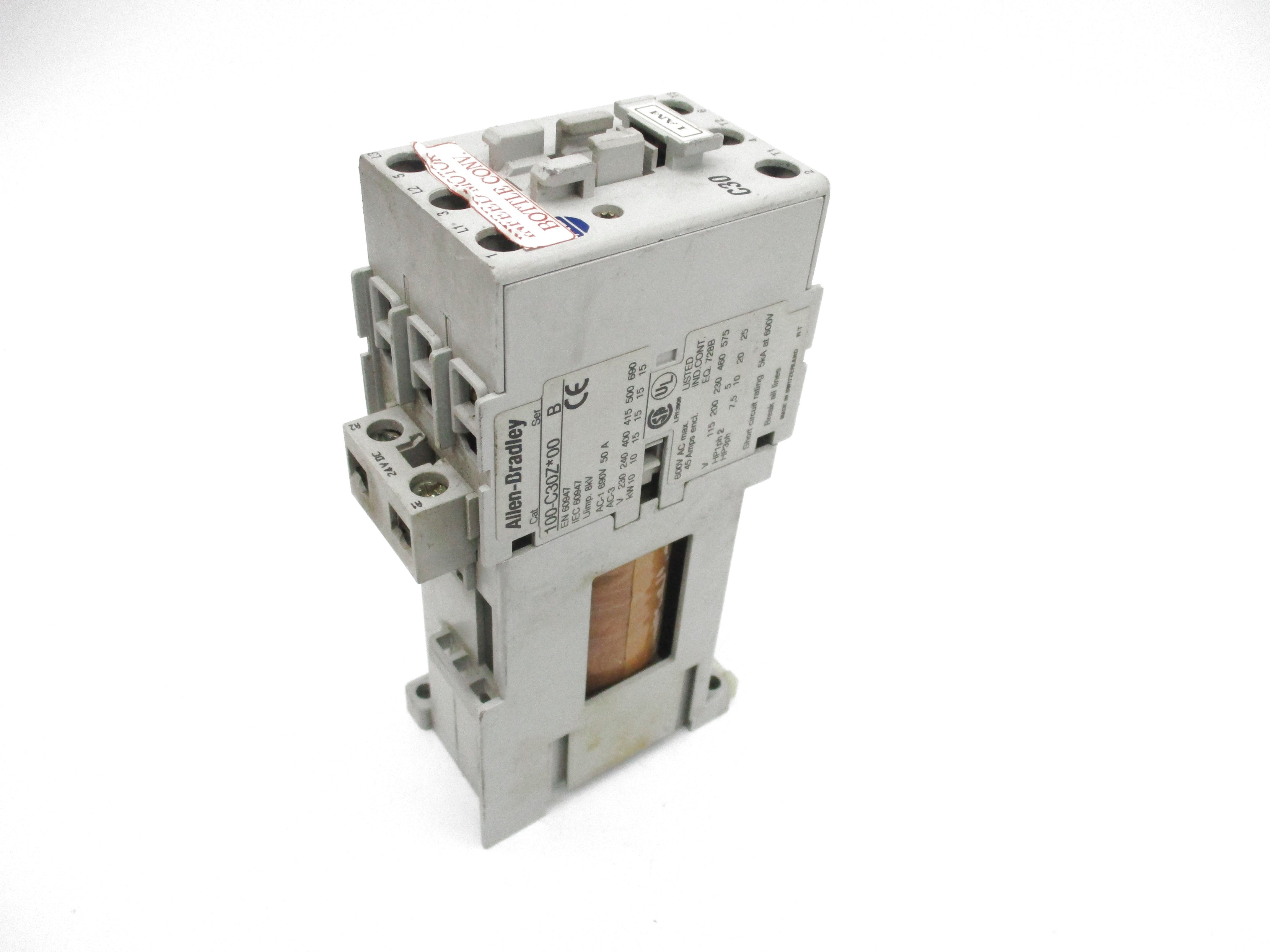 ALLEN BRADLEY 100-C30ZA00 SER. B 24V 45A NSNP