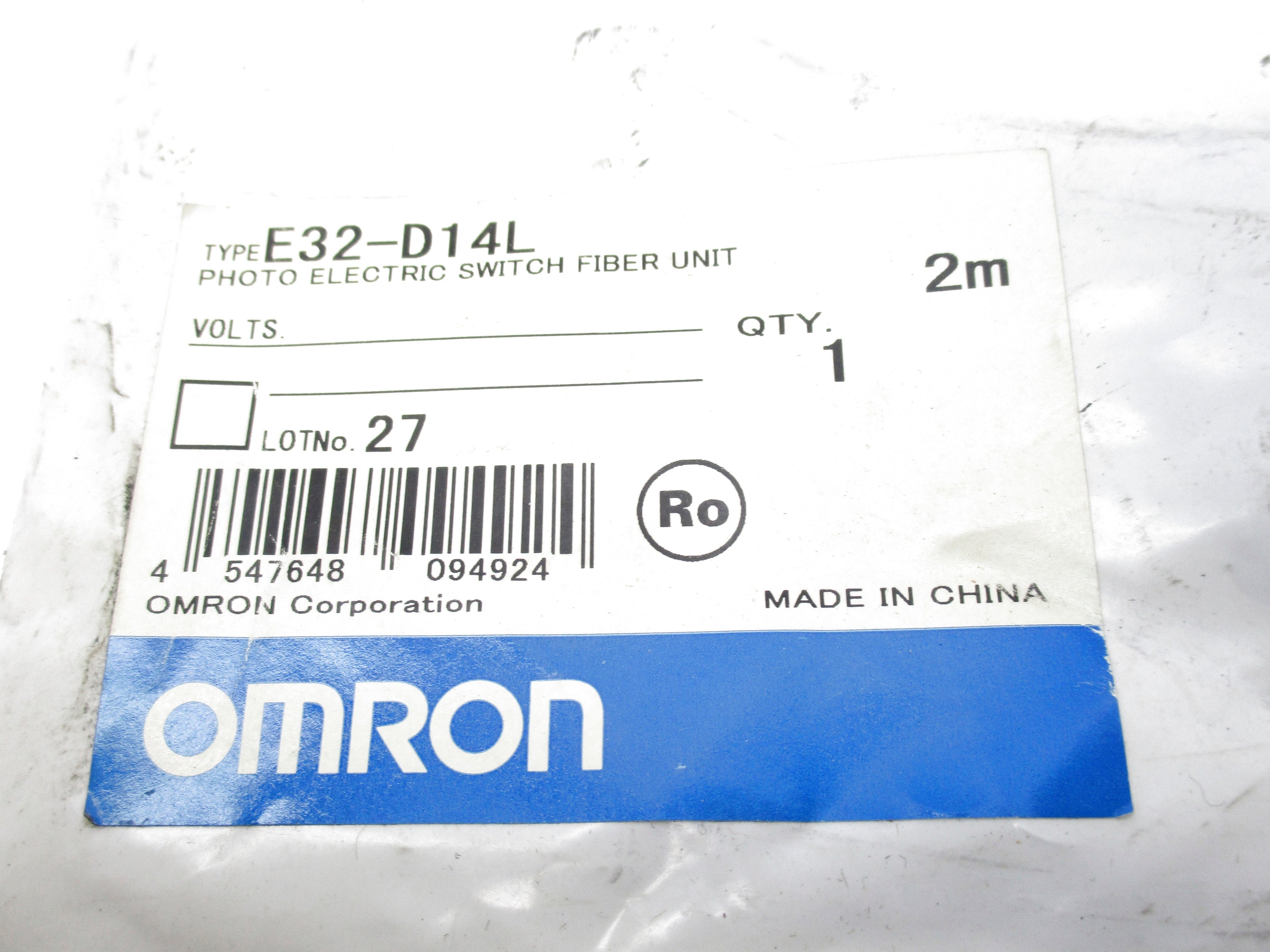 OMRON E32-D14L 2M NSMP