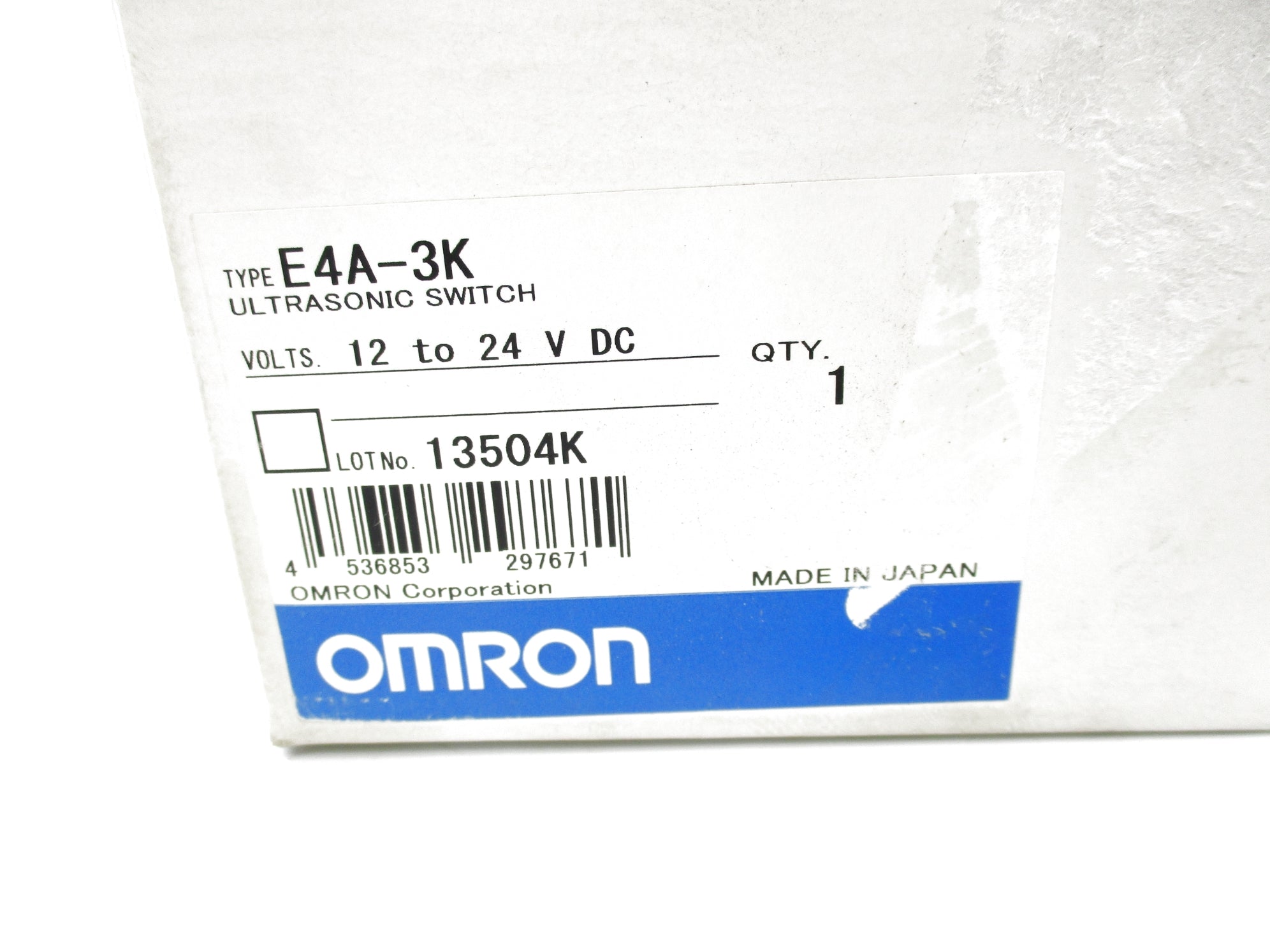 OMRON E4A-3K NSMP
