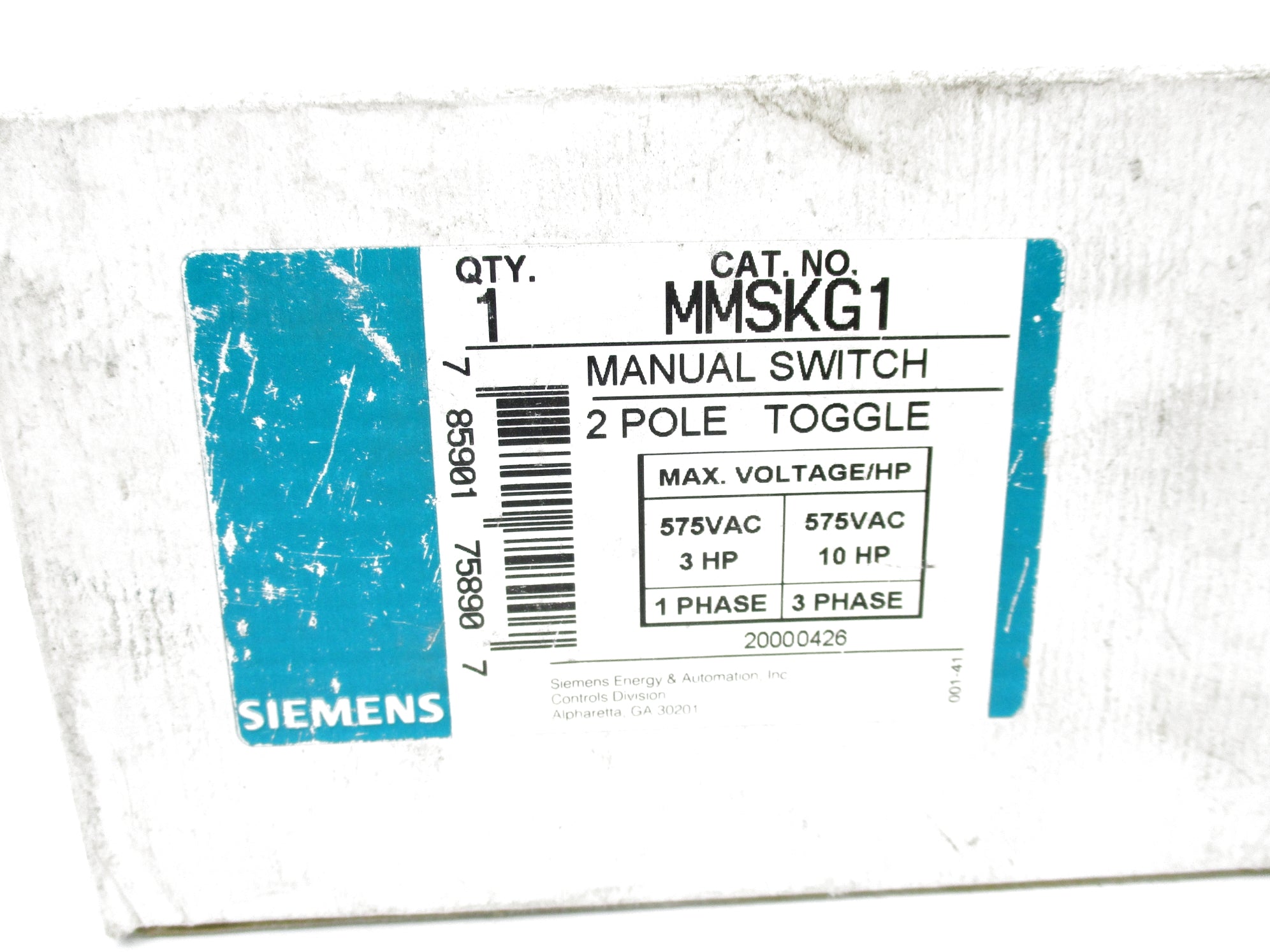 SIEMENS MMSKG1 NSMP