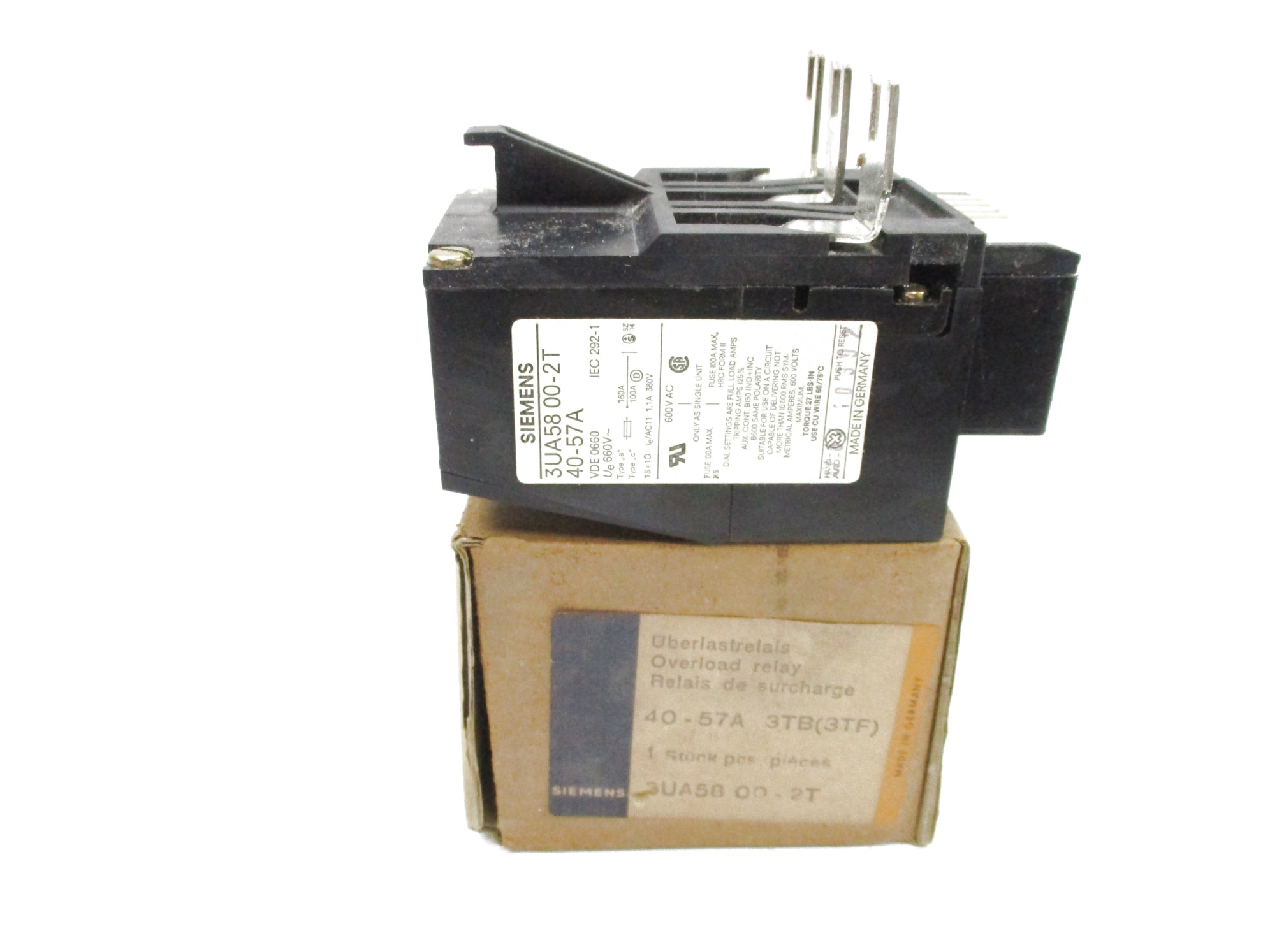 SIEMENS 3UA5800-2T 600VAC 40-57A NSMP