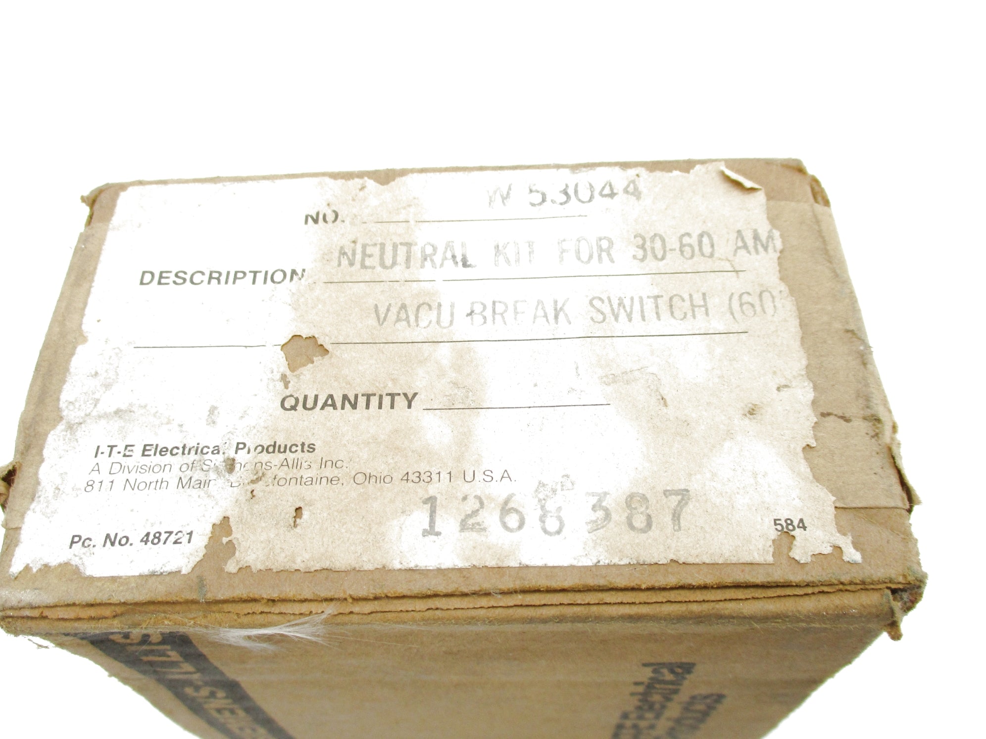 SIEMENS W53044 NSFS
