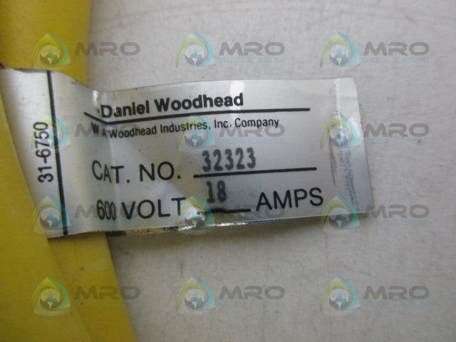 DANIEL WOODHEAD 32323 3P FEMALE CONNECTOR *USED*