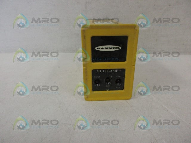 BANNER CM3RA MAXI-AMP AMPLIFIER MODULE *USED*