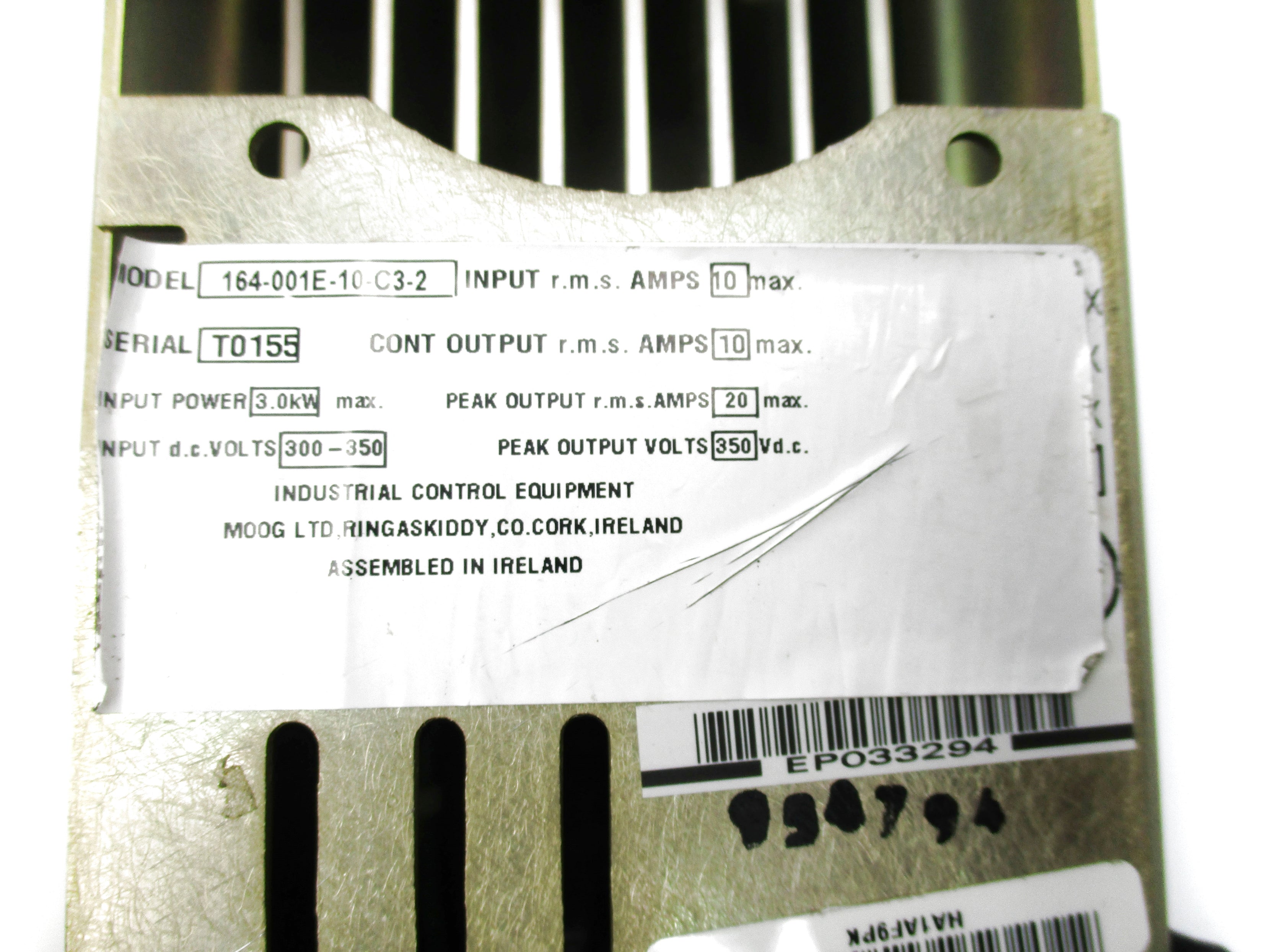 MOOG 164-001E-10-C3-2 UNMP