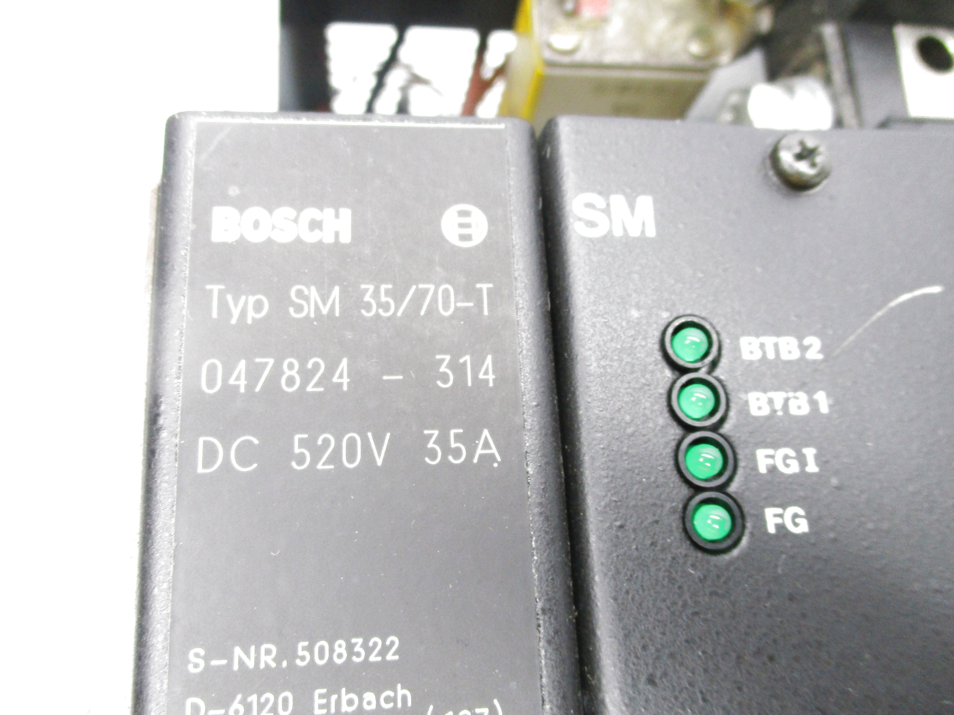 BOSCH SM35/70-T (AS PICTURED) UNMP