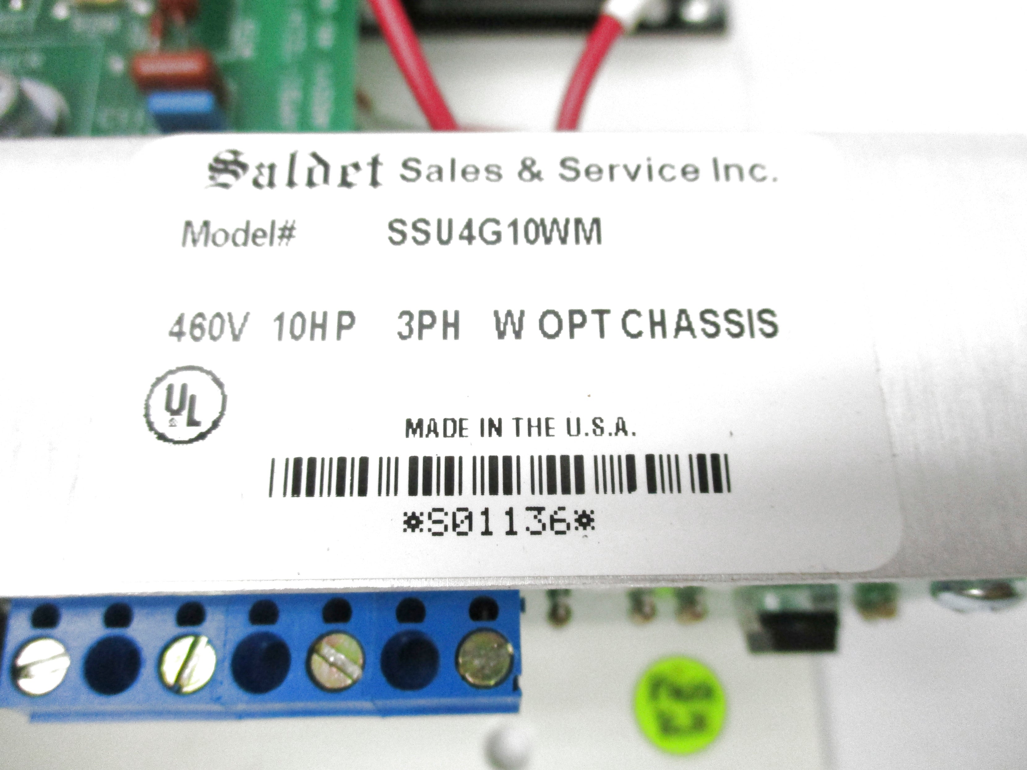 SALES & SERVICE INC. SSU4G10WM NSNP
