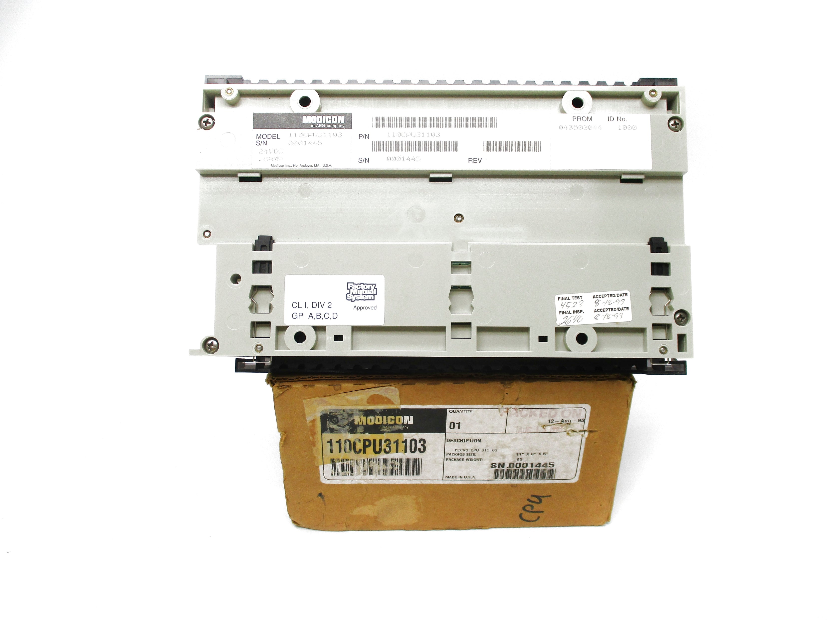MODICON 110CPU31103 NSMP