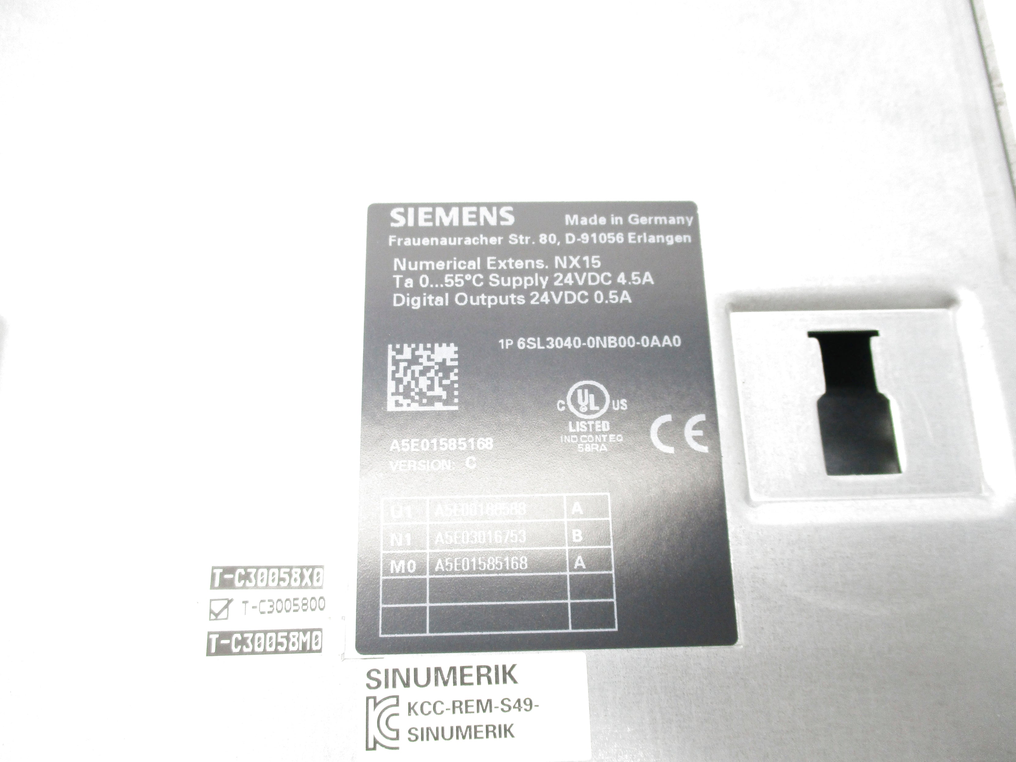 SIEMENS 6SL30400-0NB00-0AA0 NSNP