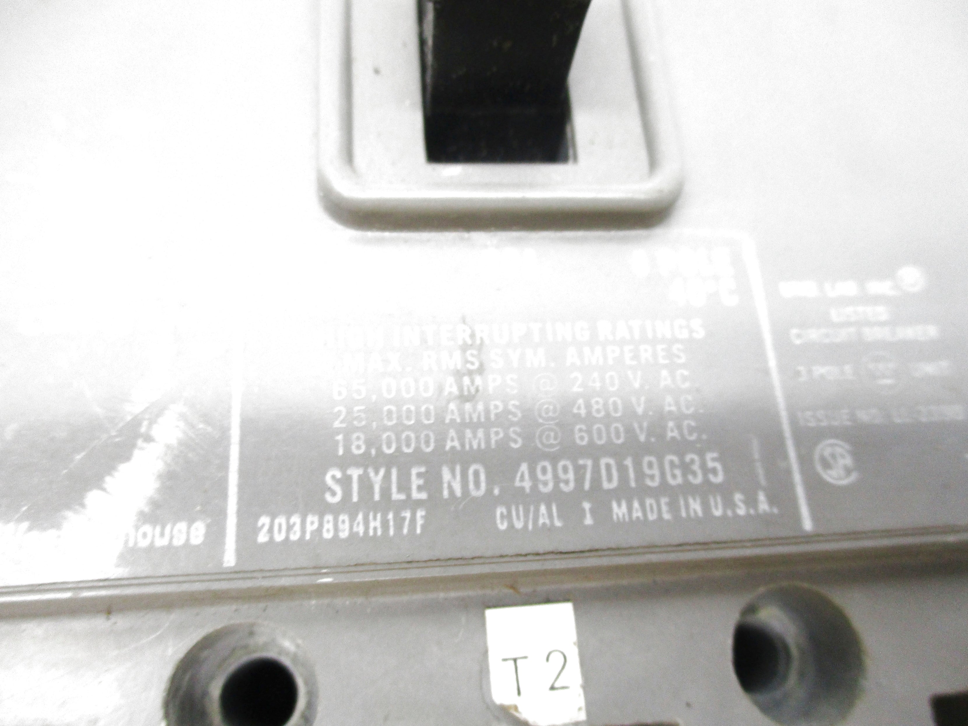 WESTINGHOUSE HFB3020L 20A 600VAC (GREY) UNMP