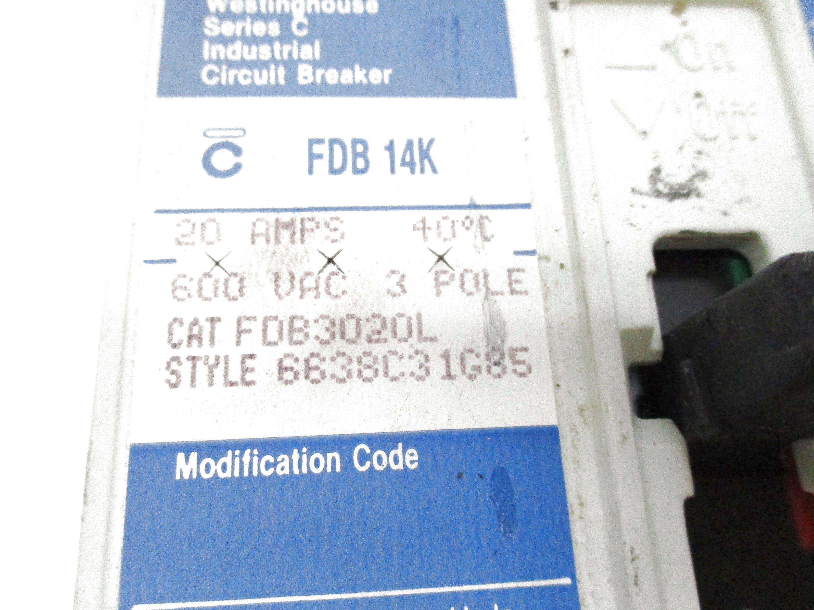 WESTINGHOUSE FDB3020L UNMP