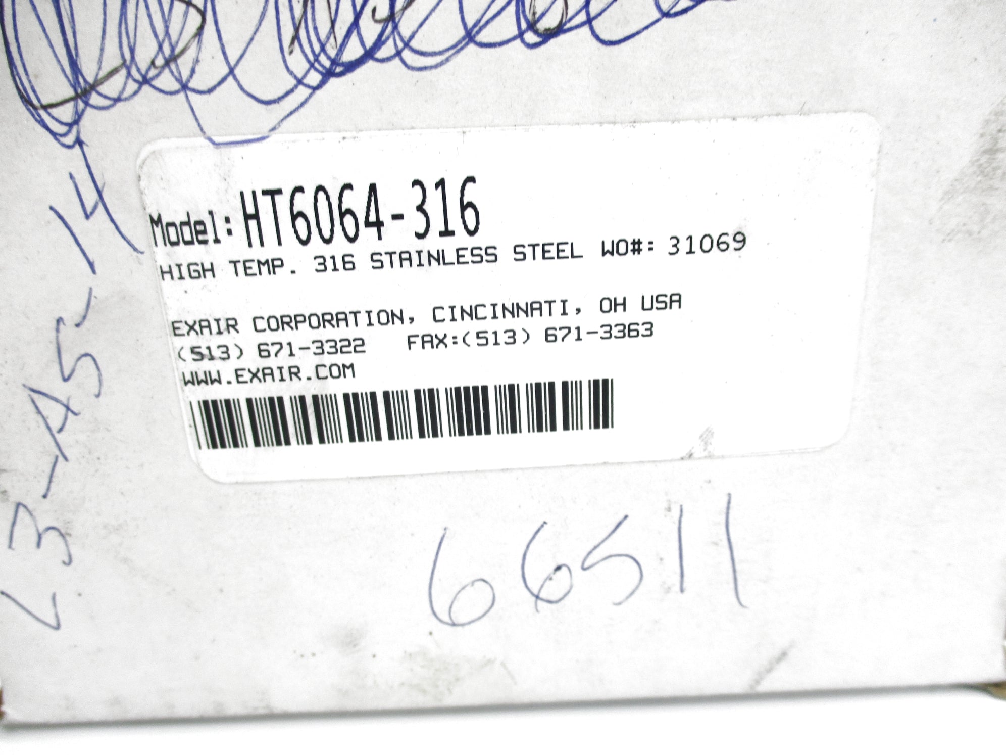 EXAIR HT6064-316 NSMP