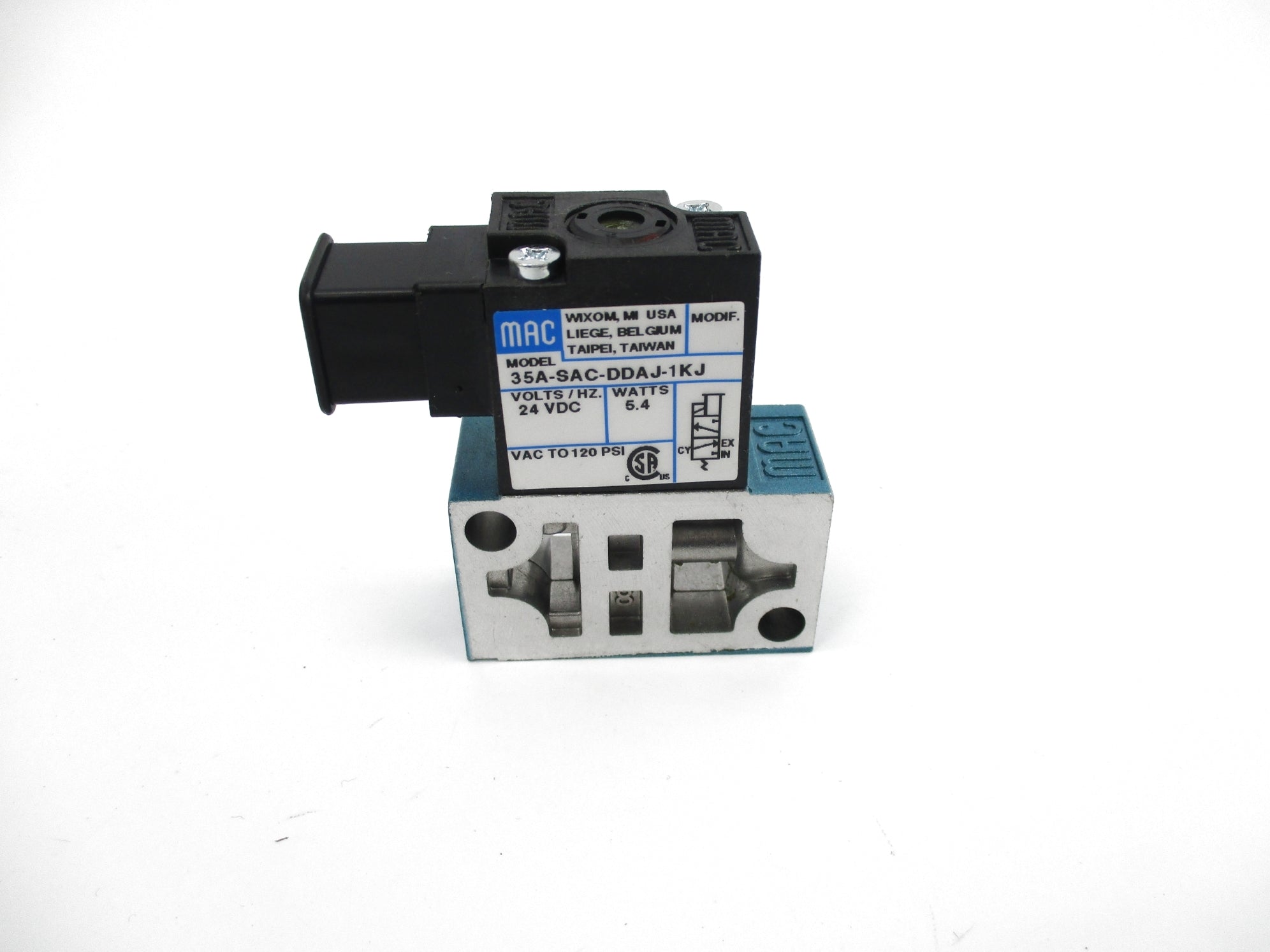MAC 35A-SAC-DDAJ-1KJ 24VDC 120PSI NSMP