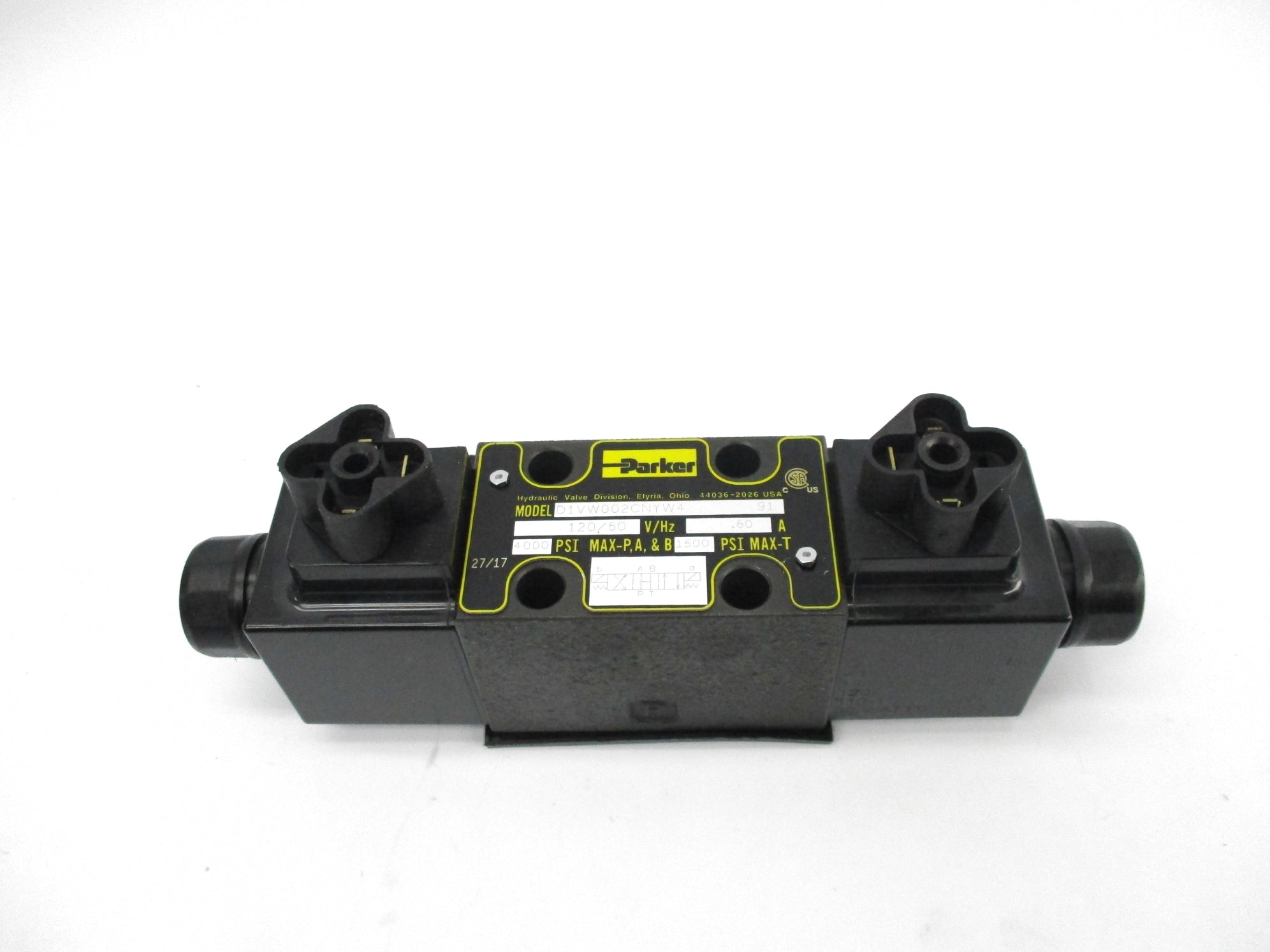 PARKER D1VW002CNYW4 120V/60HZ 4000PSI NSNP