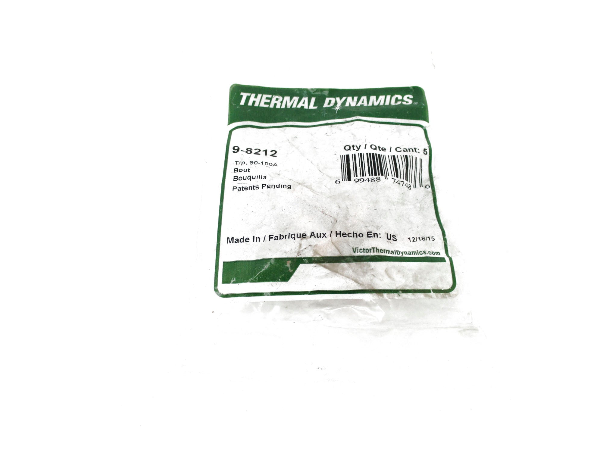 THERMAL DYNAMICS 9-8212 NSMP