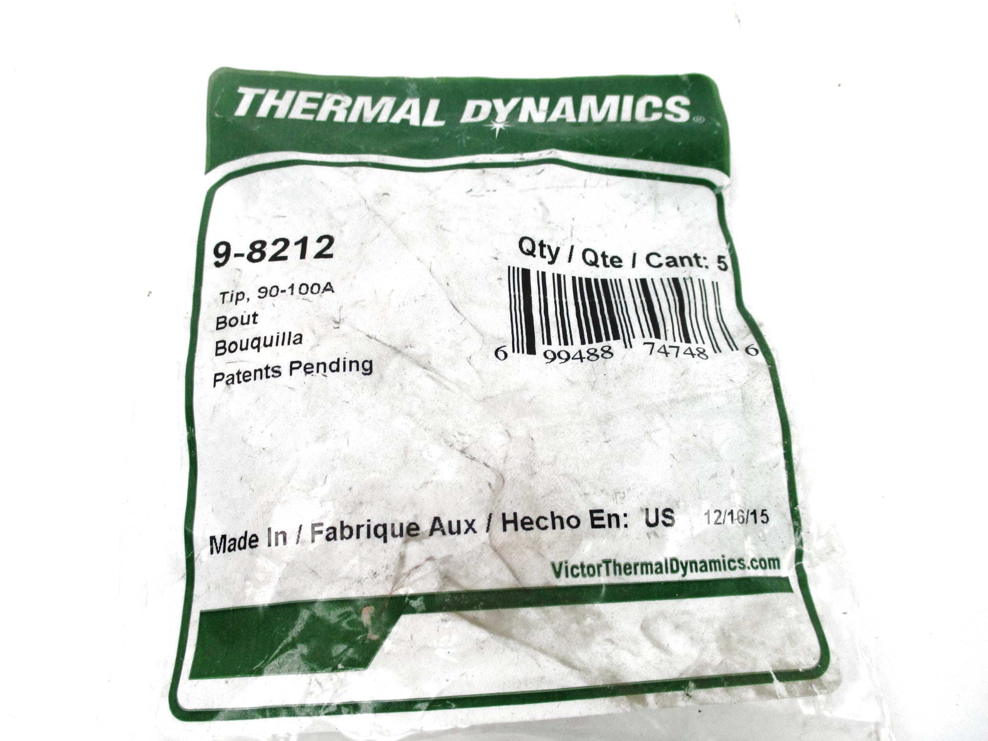 THERMAL DYNAMICS 9-8212 NSMP