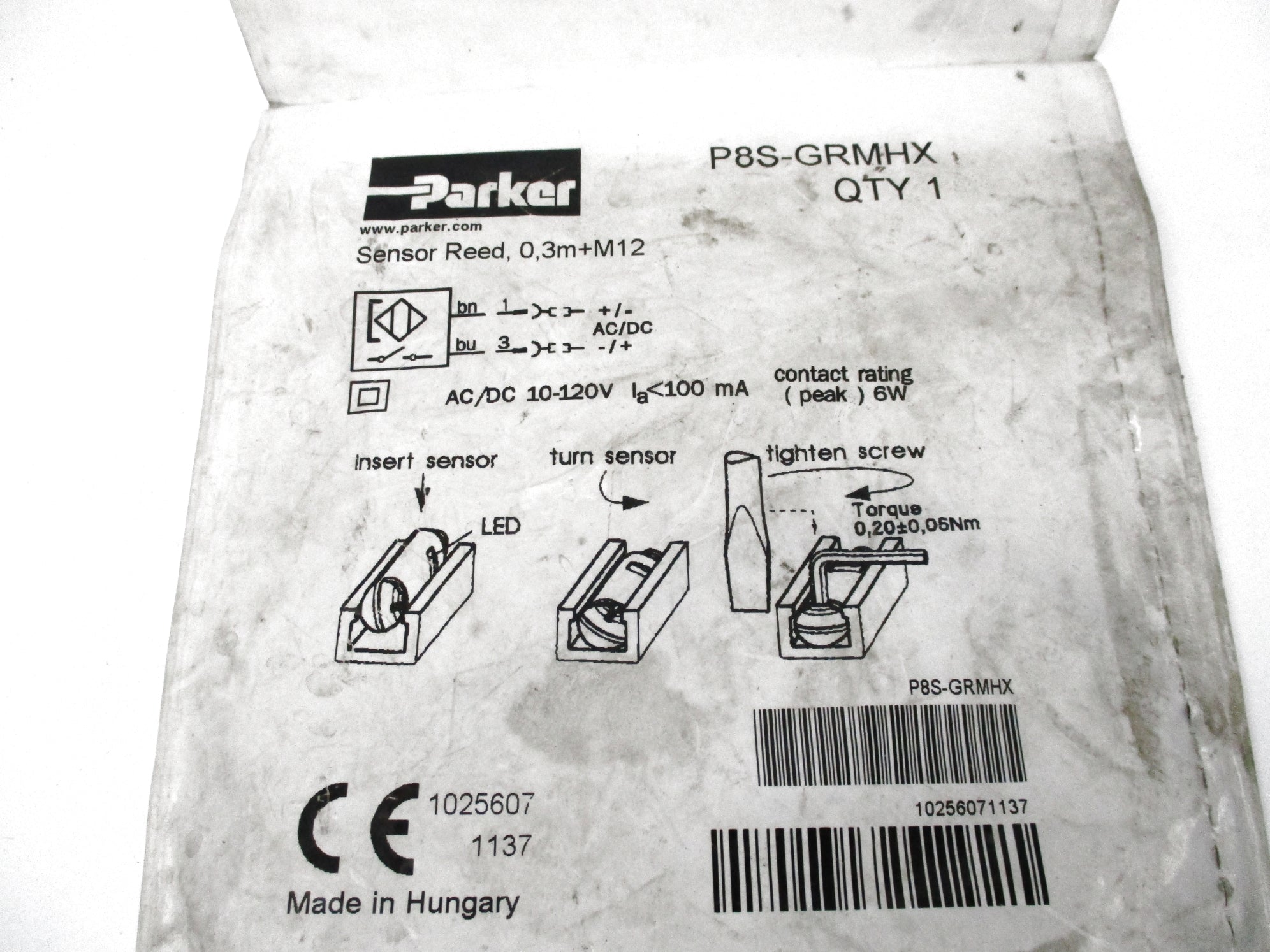 PARKER P8S-GRMHX NSMP