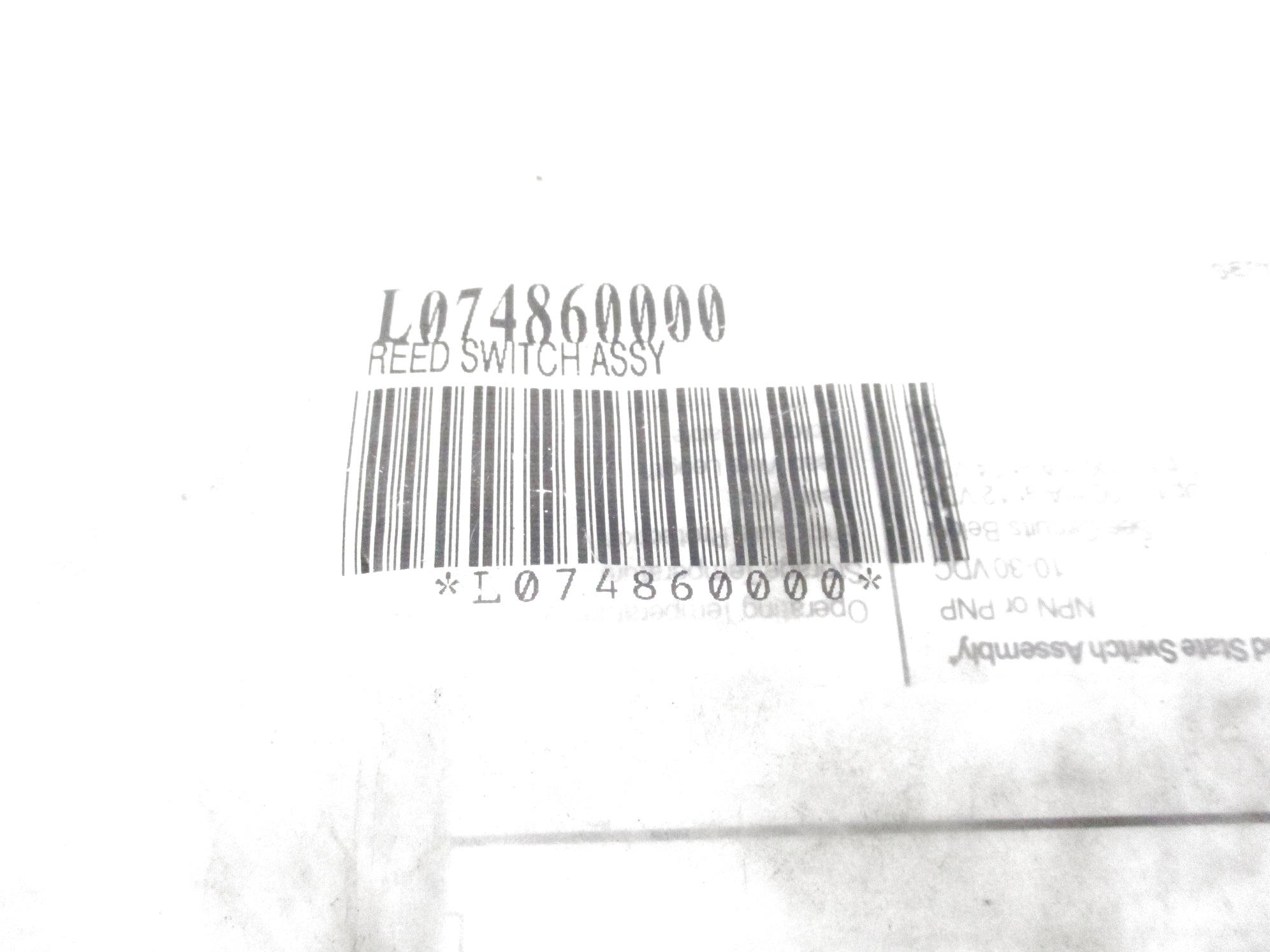 BELLOWS L074860000 NSMP