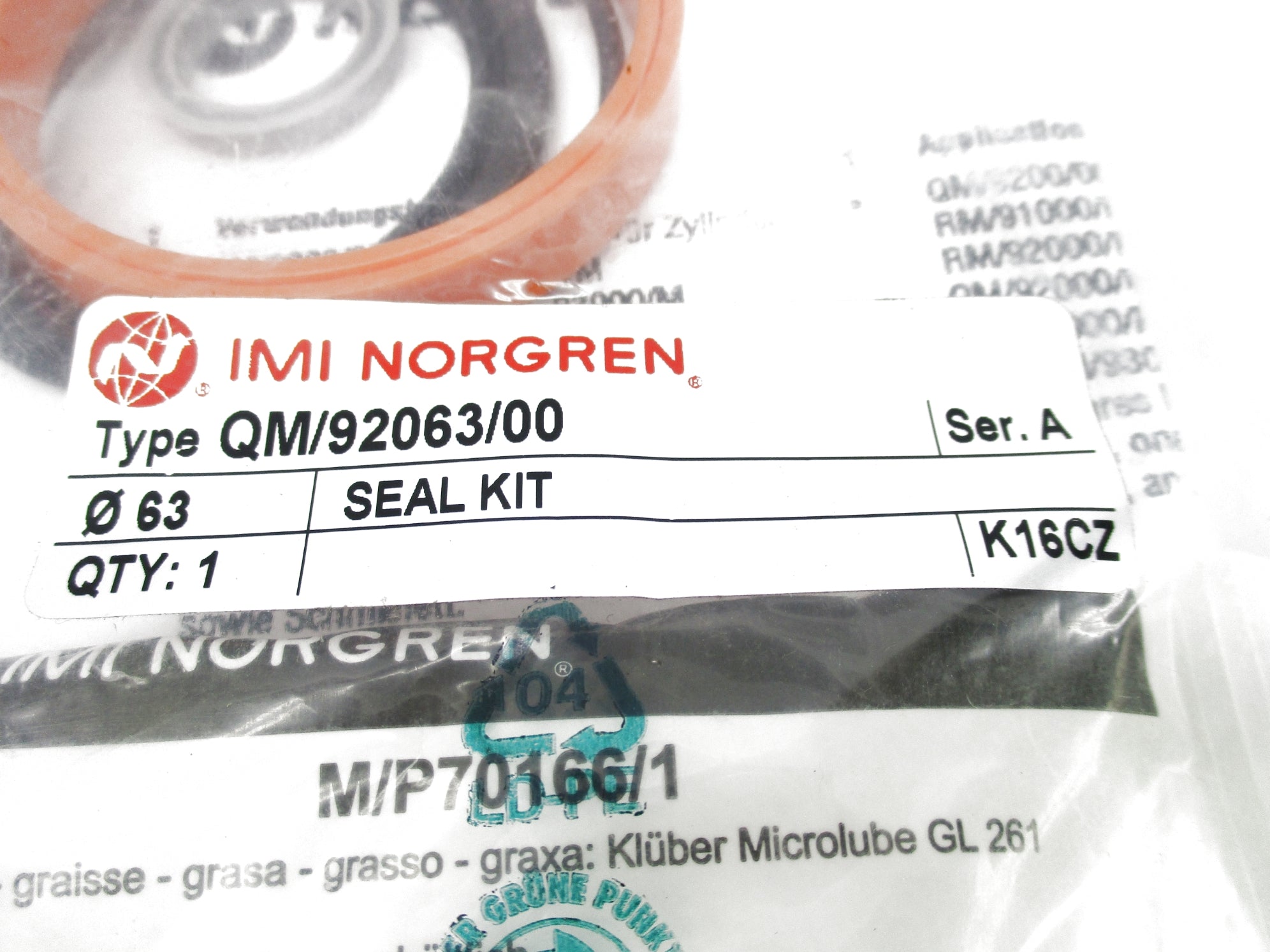 NORGREN QM/92063/00 SER. A NSMP