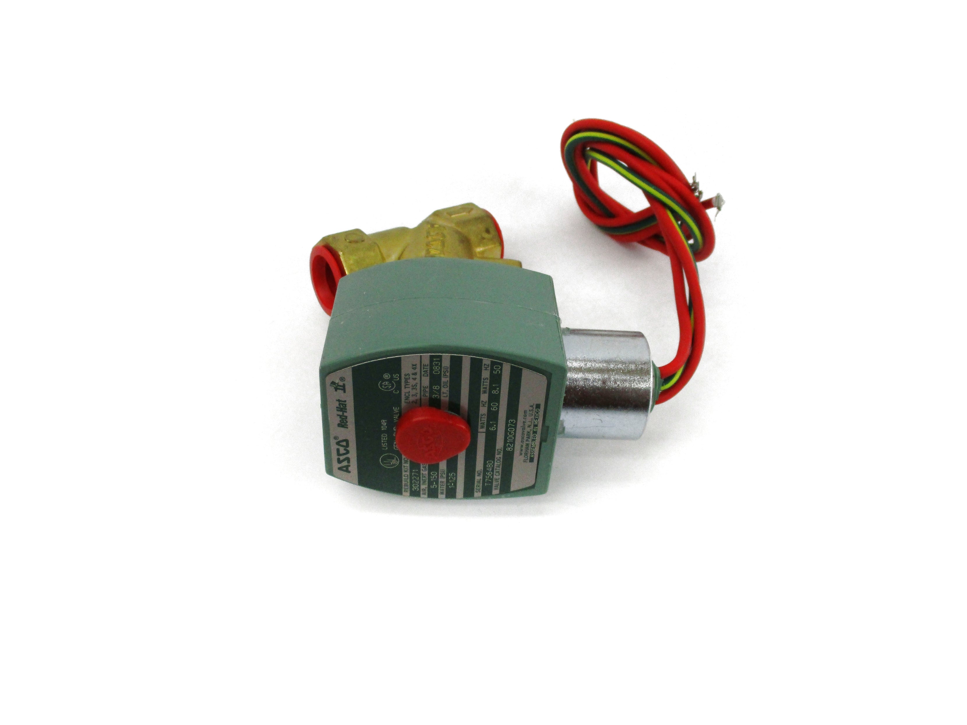 ASCO 8210G073 120/60 110/50 1-125PSI NSNP