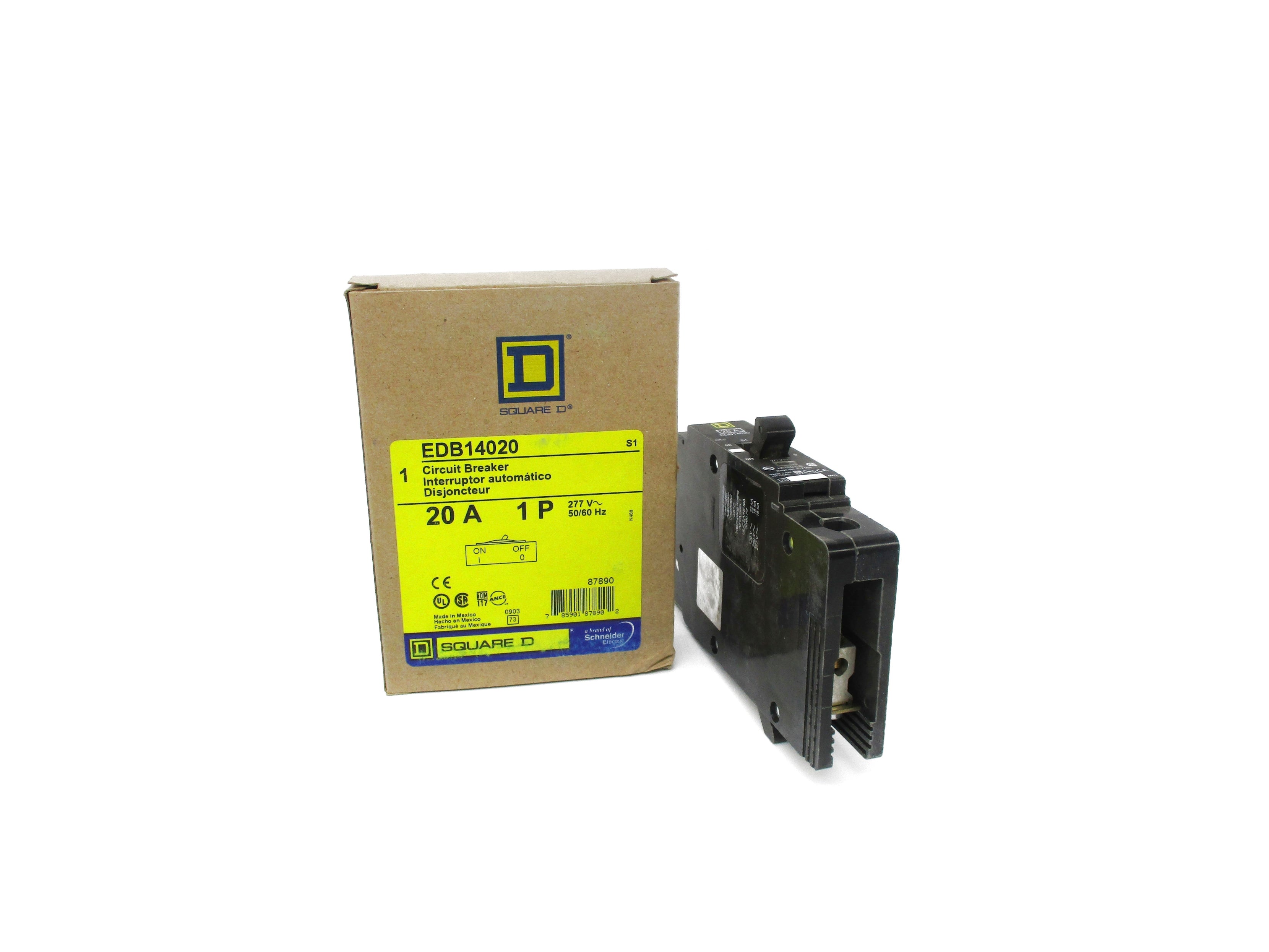 SQUARE D EDB14020 20A 277 NSMP