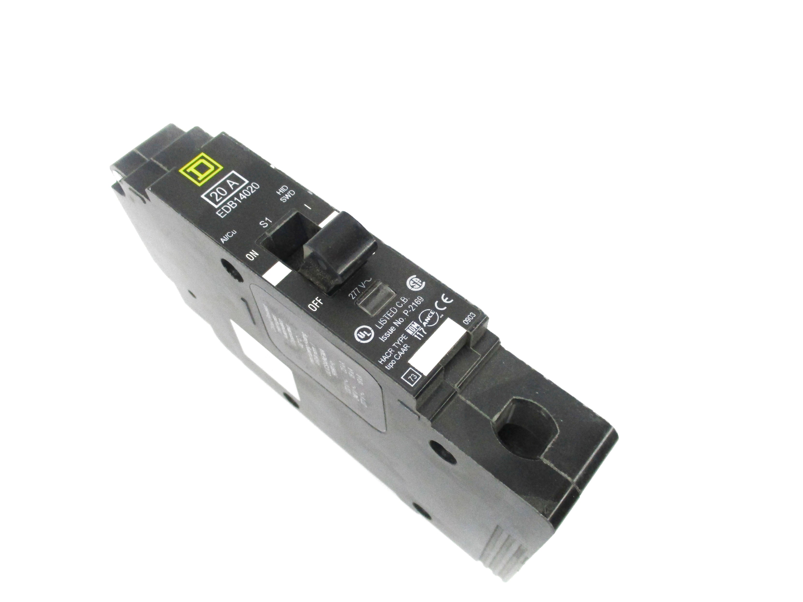 SQUARE D EDB14020 20A 277 NSMP