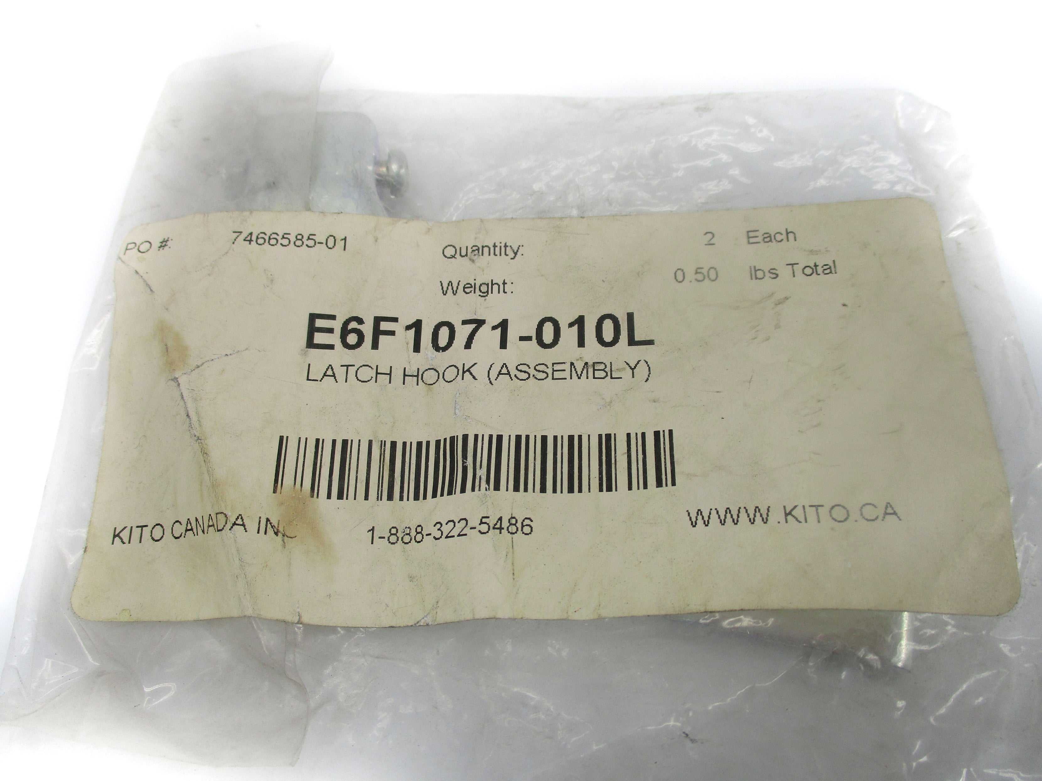 KITO E6F1071-01 (PKG OF 2) NSMP